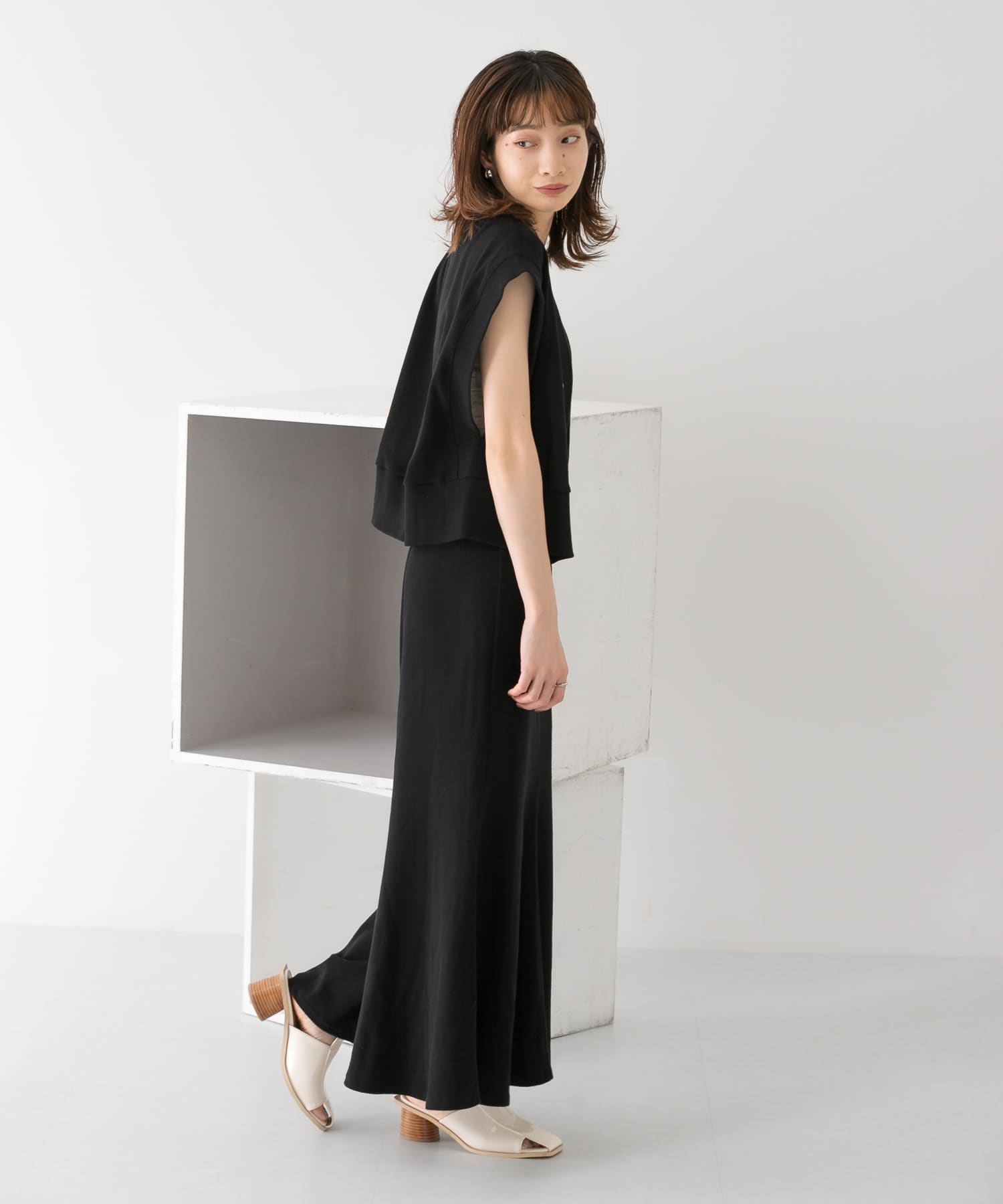 身長：159cm サイズ：one