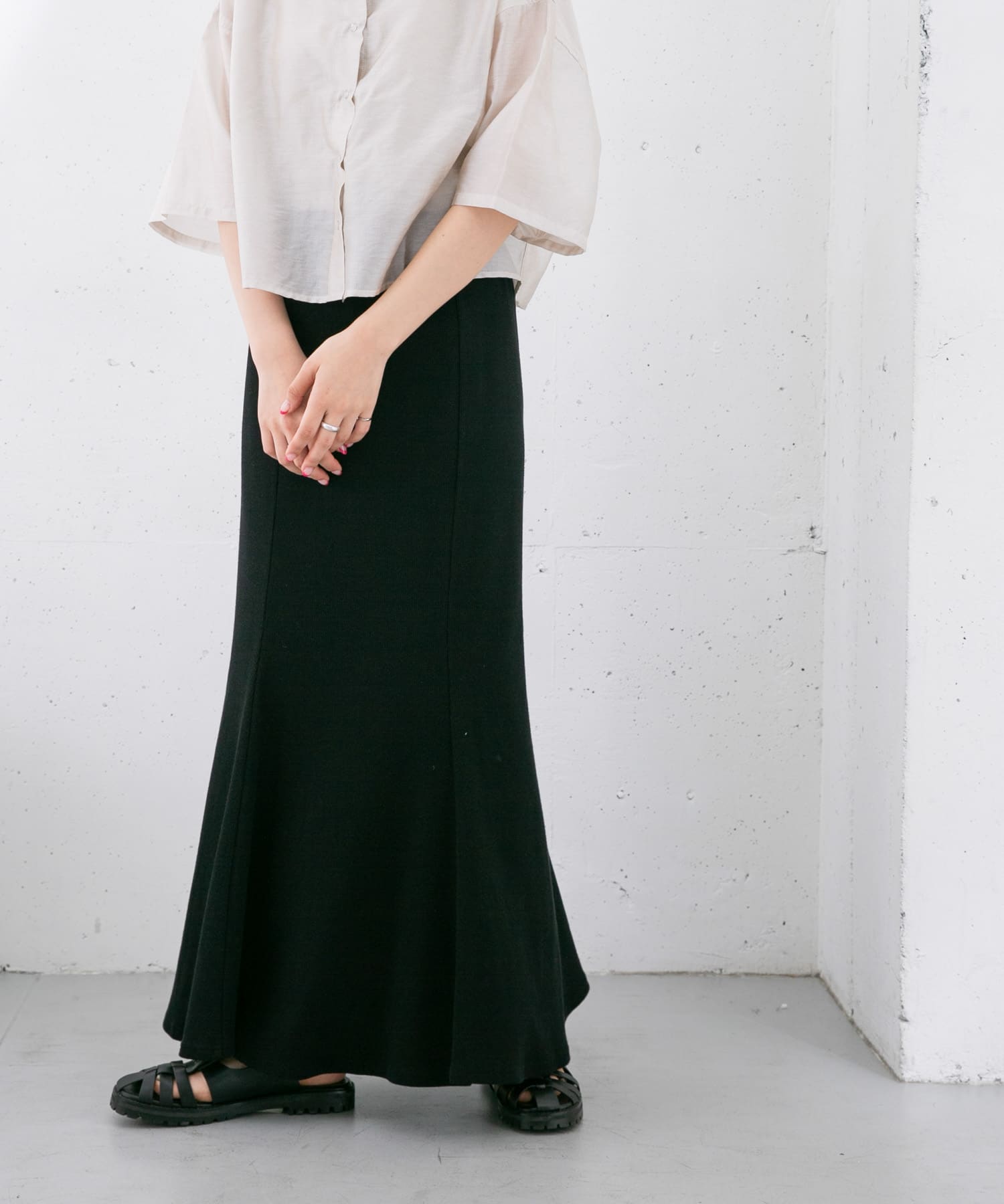 身長：160cm サイズ：one