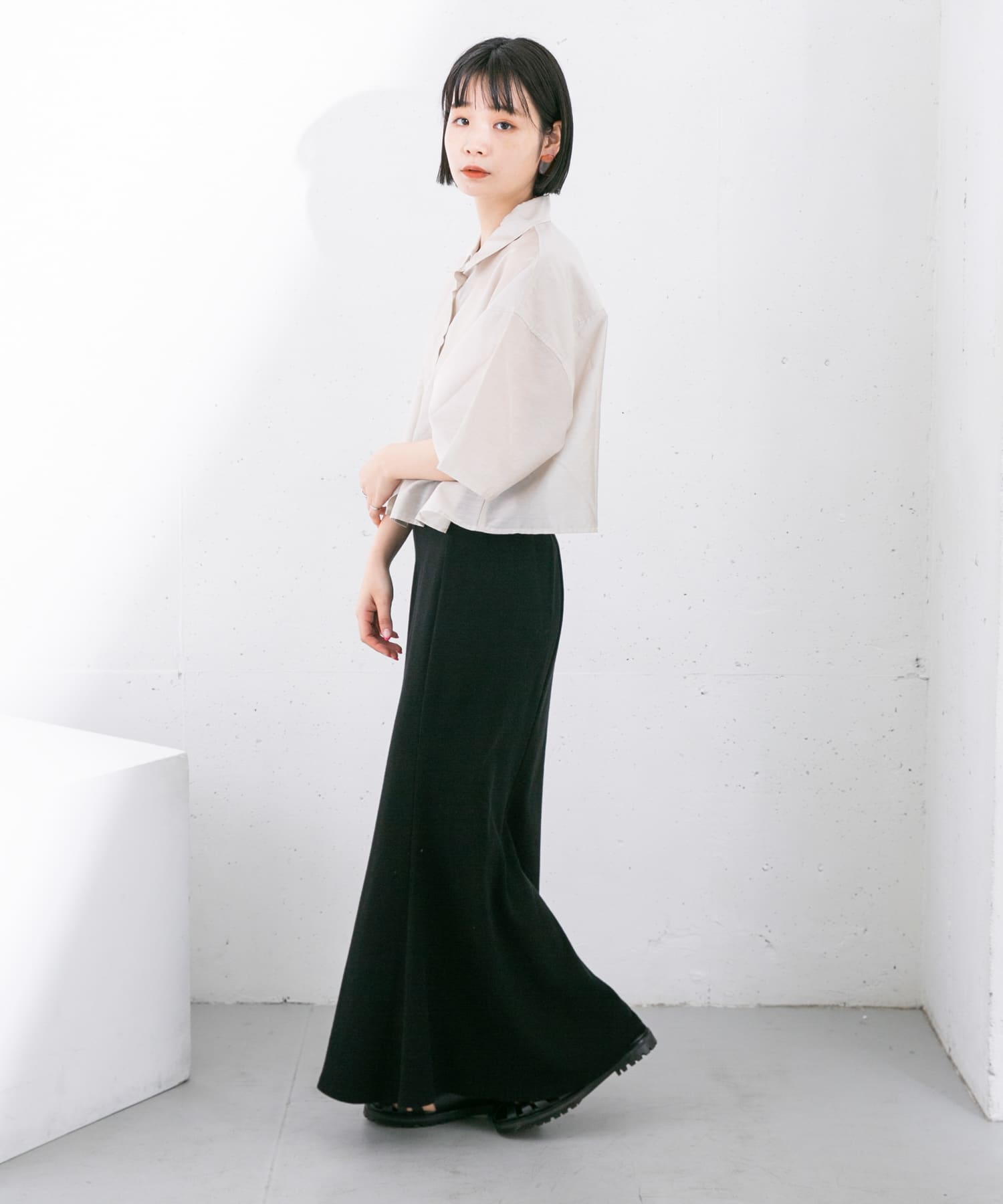 身長：160cm サイズ：one