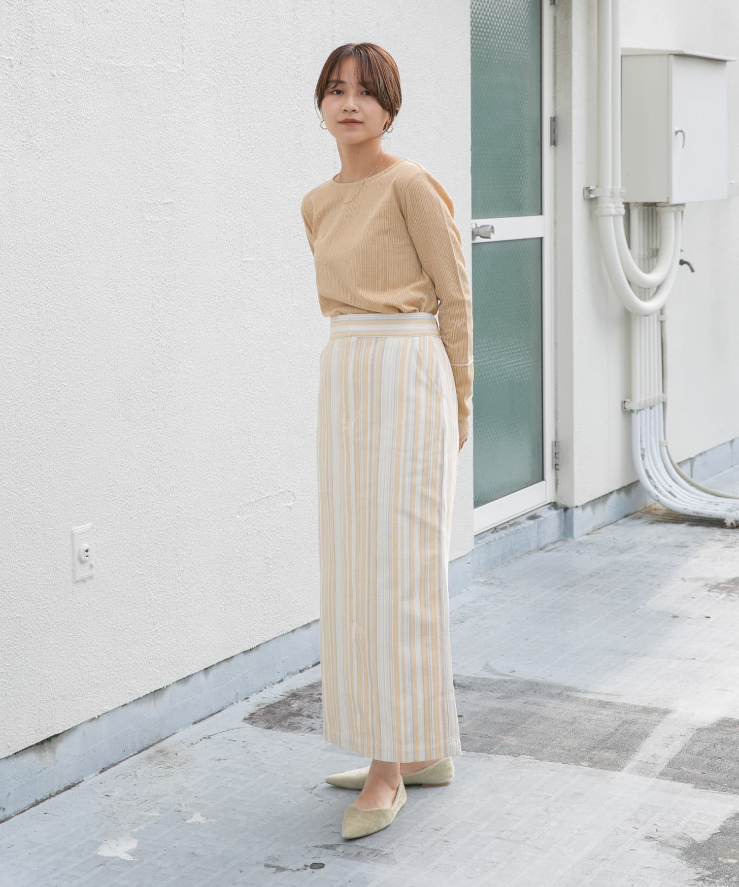 身長：165cm サイズ：one