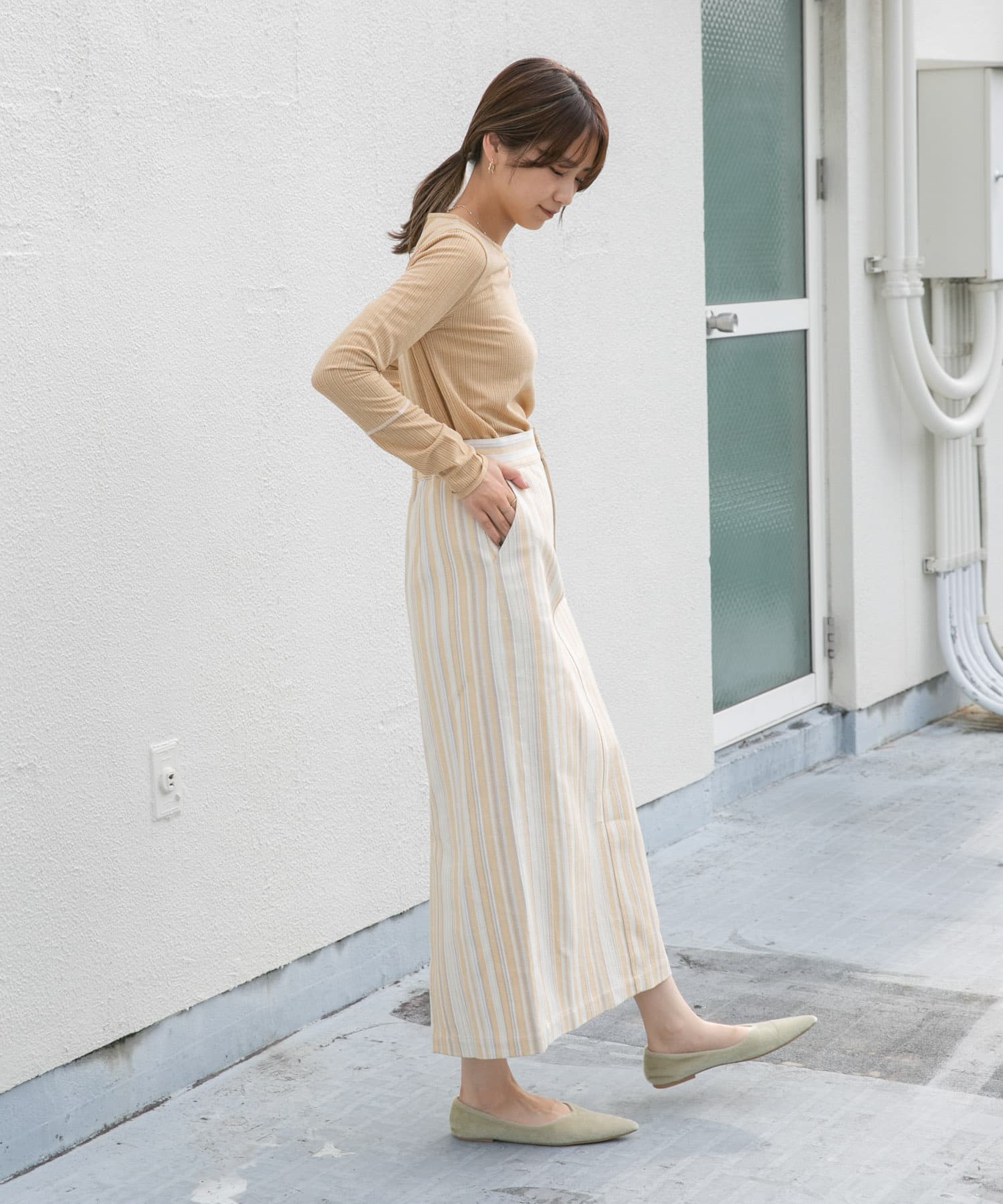 身長：165cm サイズ：one