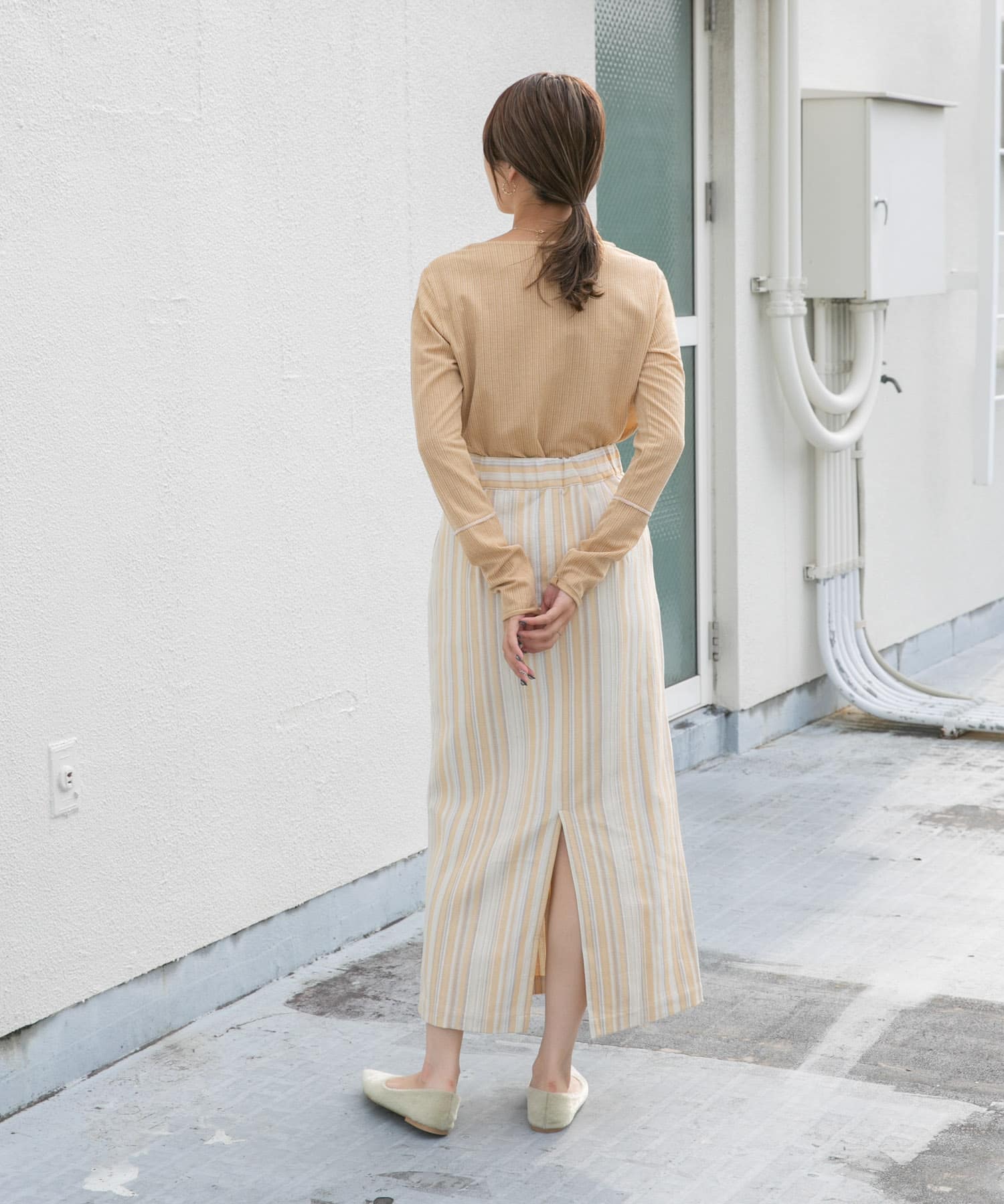 身長：165cm サイズ：one