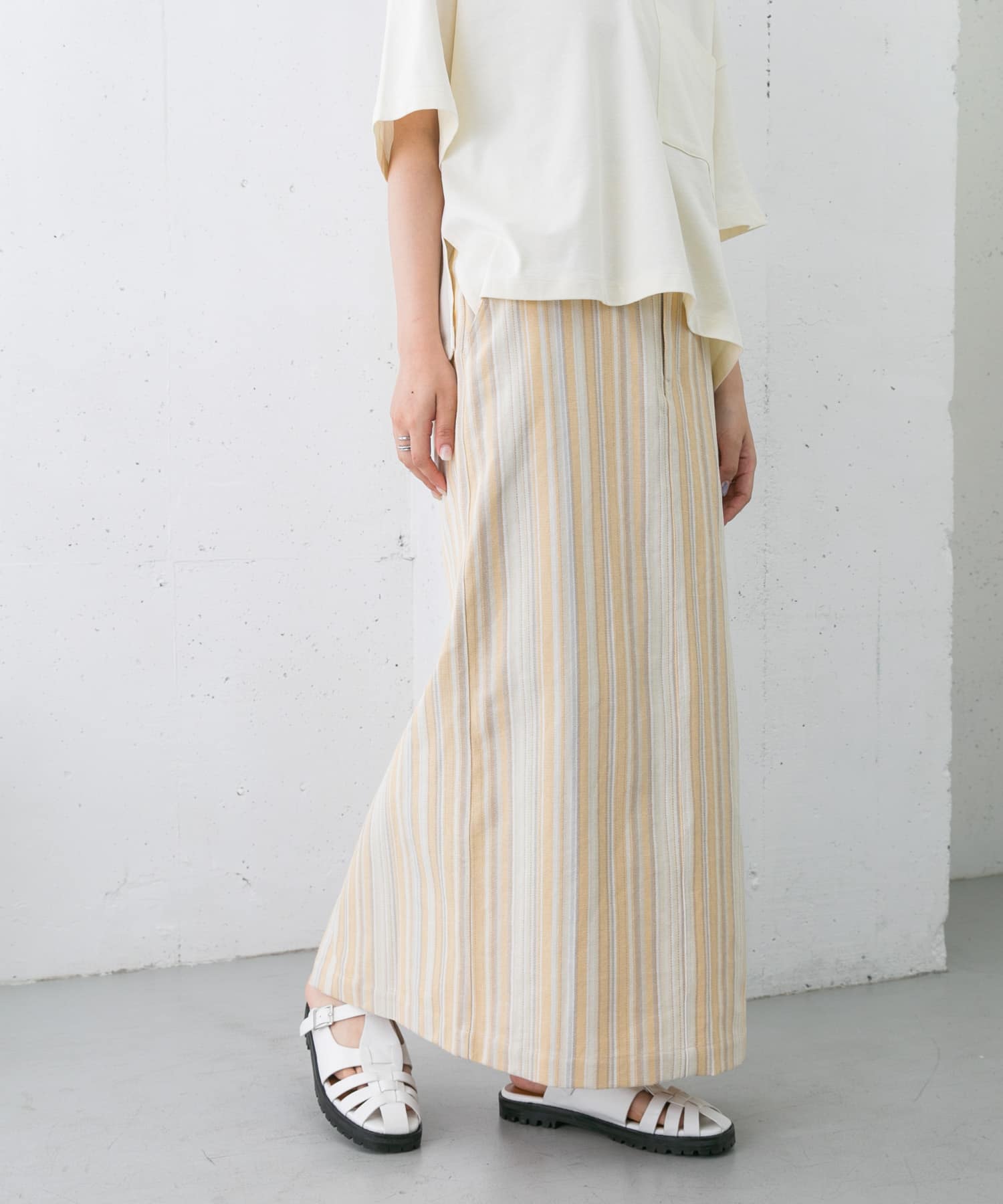 身長：160cm サイズ：one