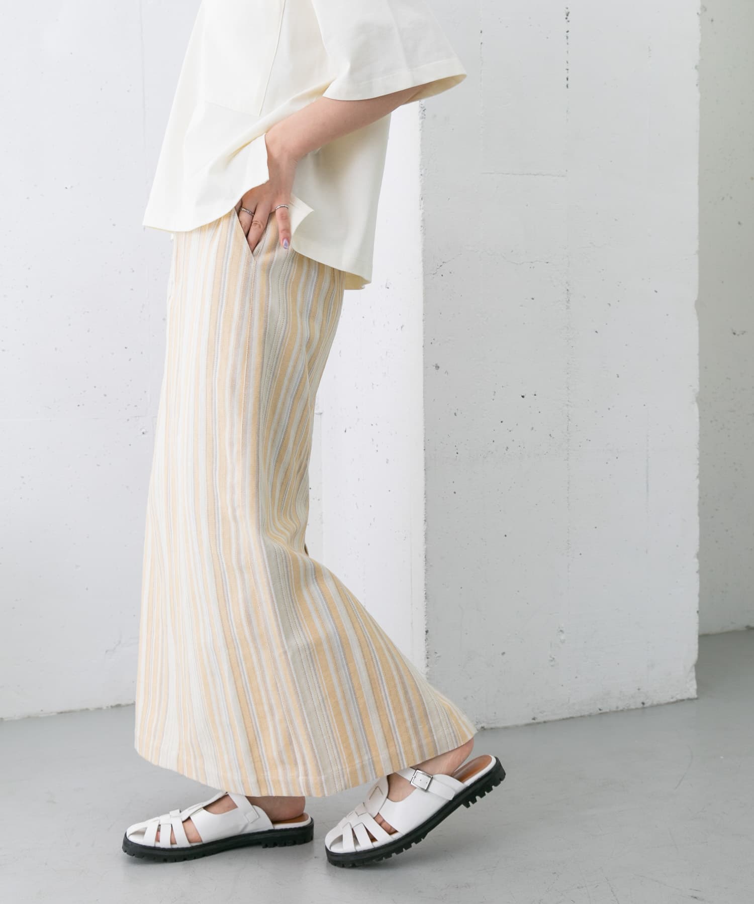 身長：160cm サイズ：one