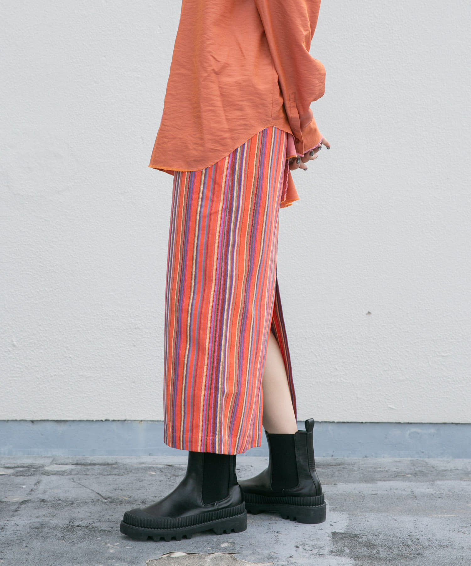 身長：165cm サイズ：one