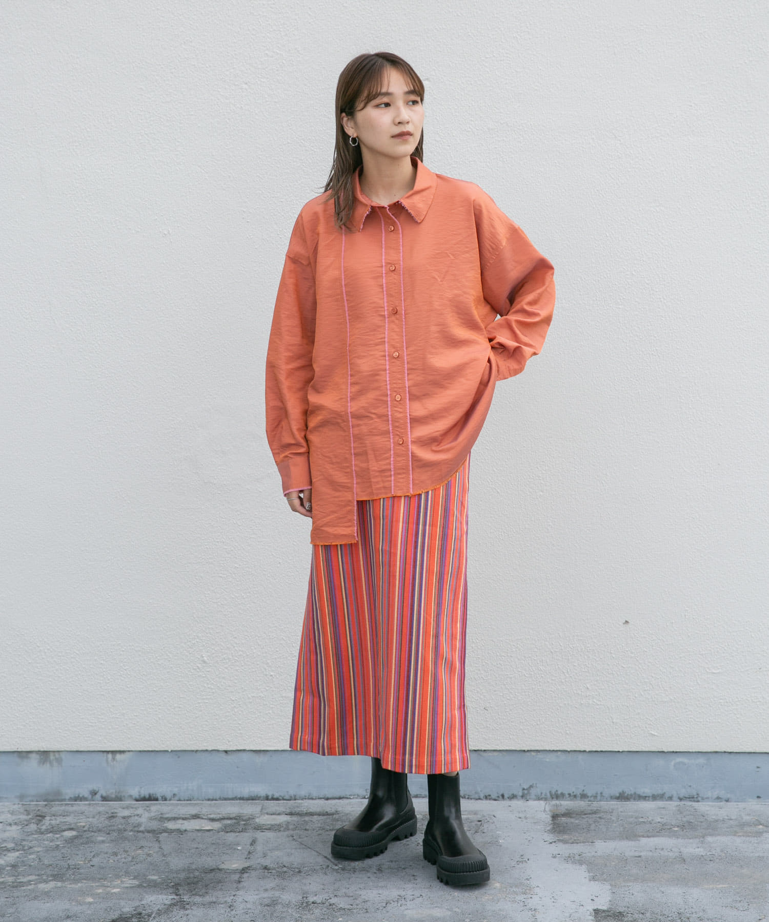 身長：165cm サイズ：one