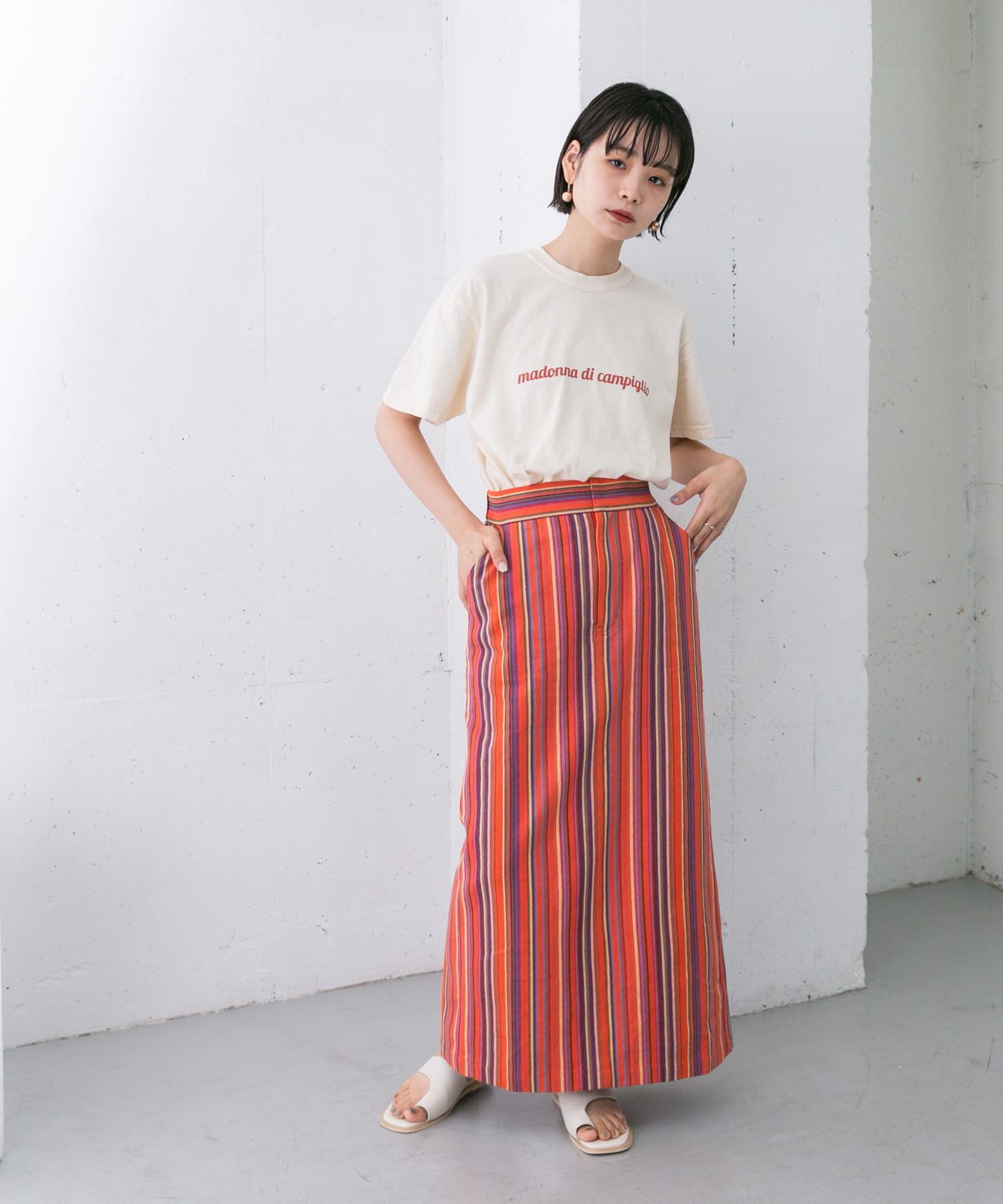 身長：160cm サイズ：one
