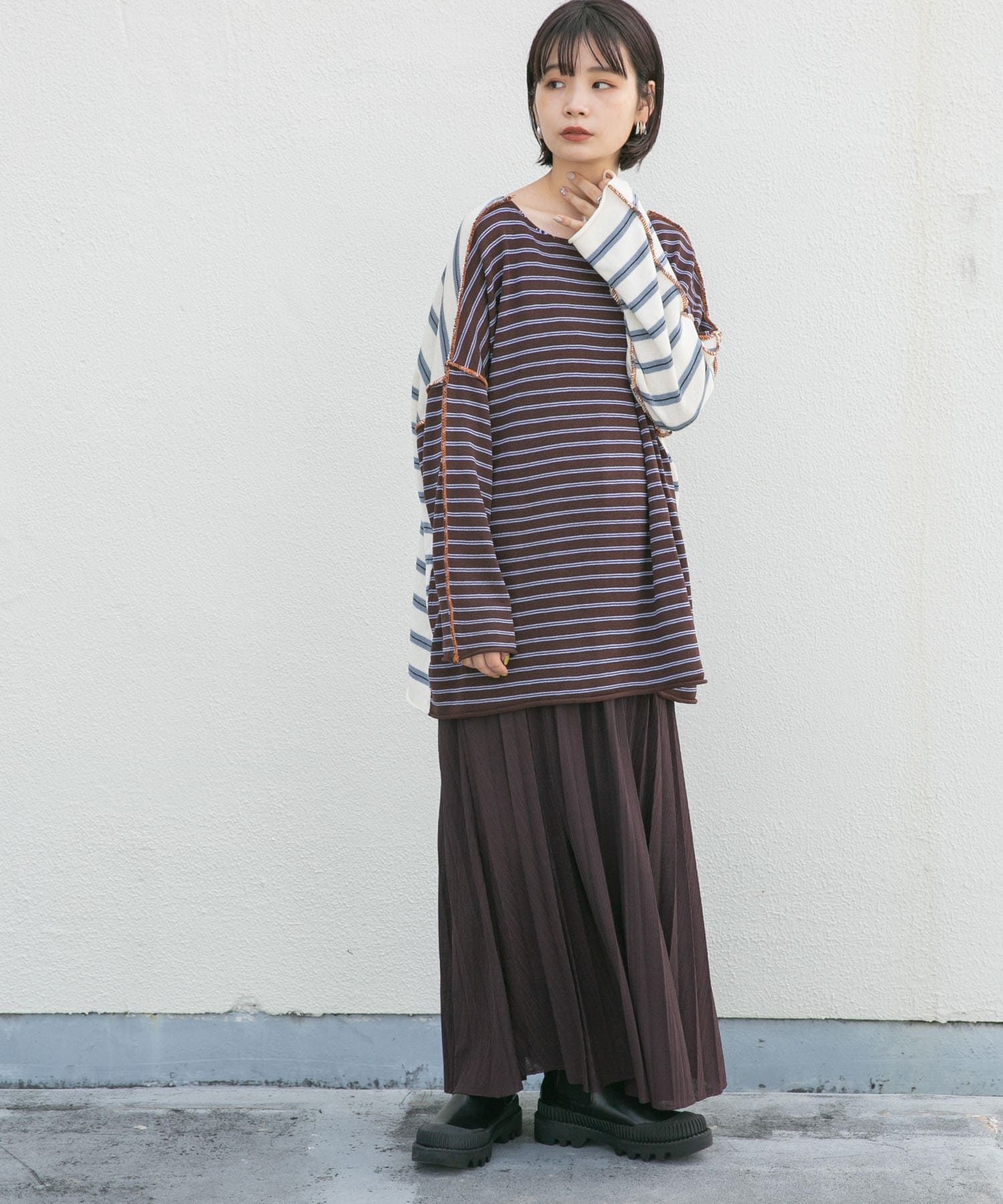 身長：160cm サイズ：one