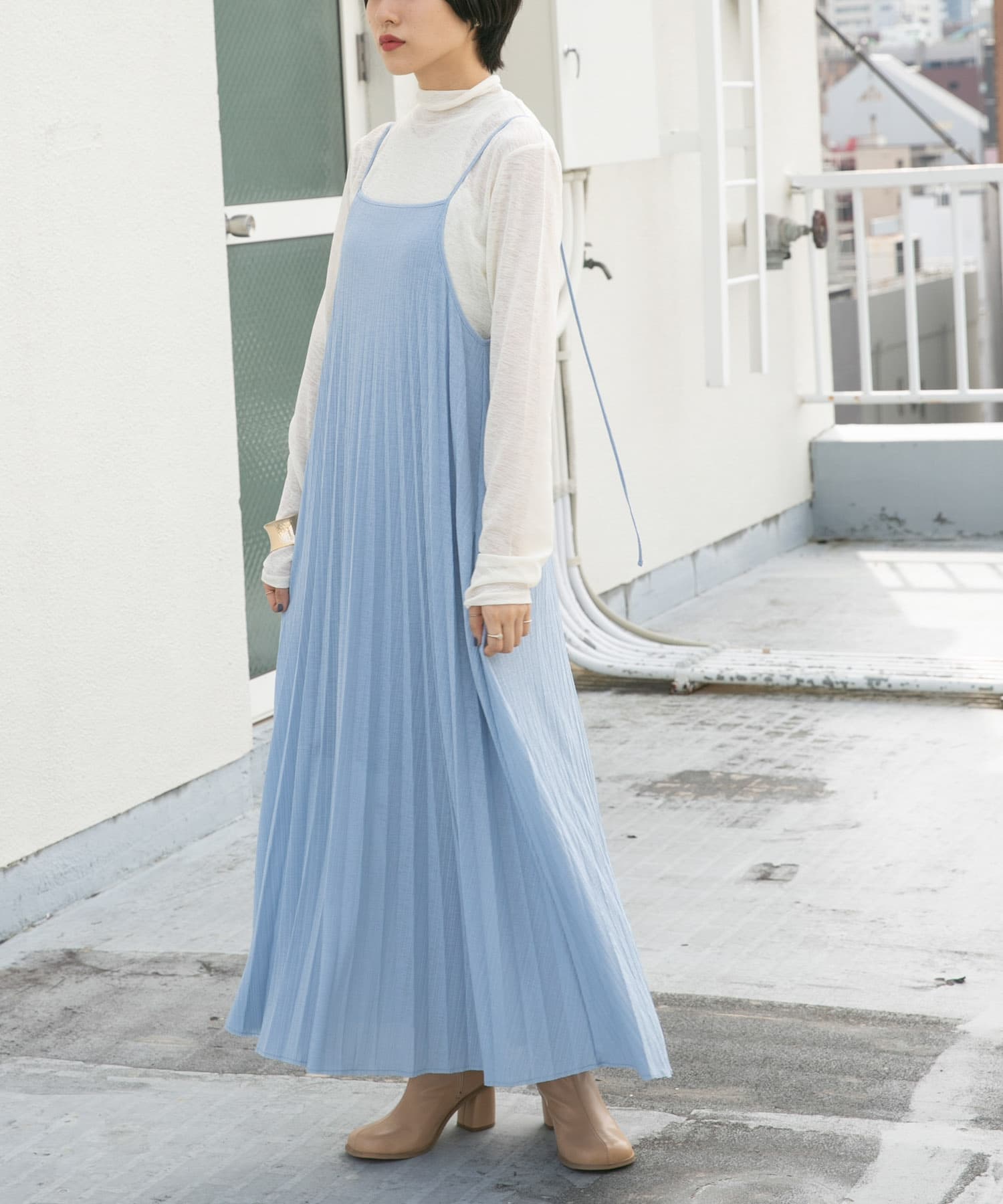 身長：160cm サイズ：one