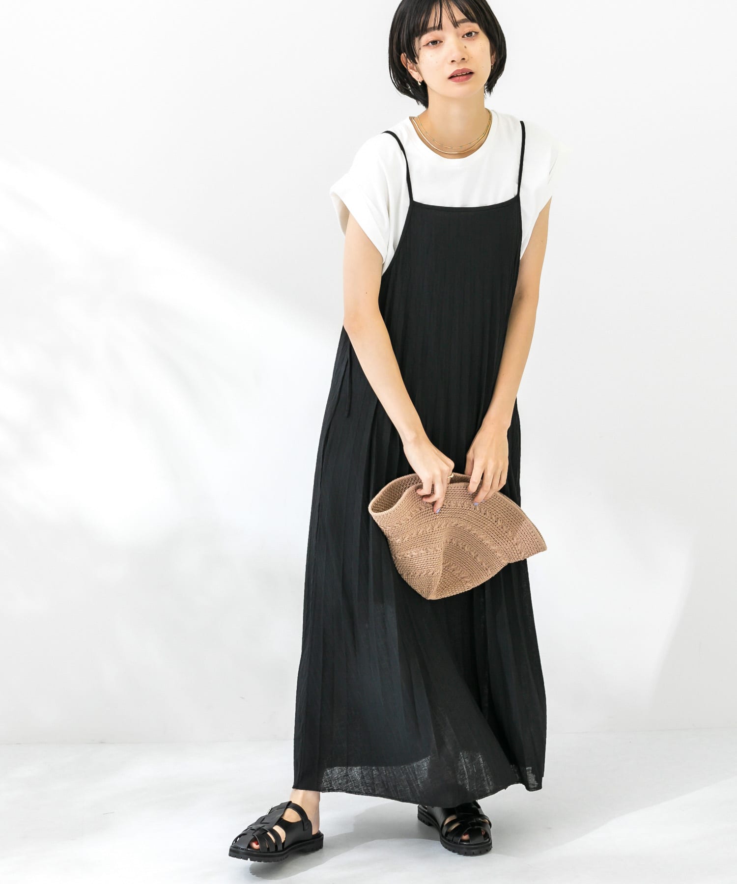 身長：159cm サイズ：one