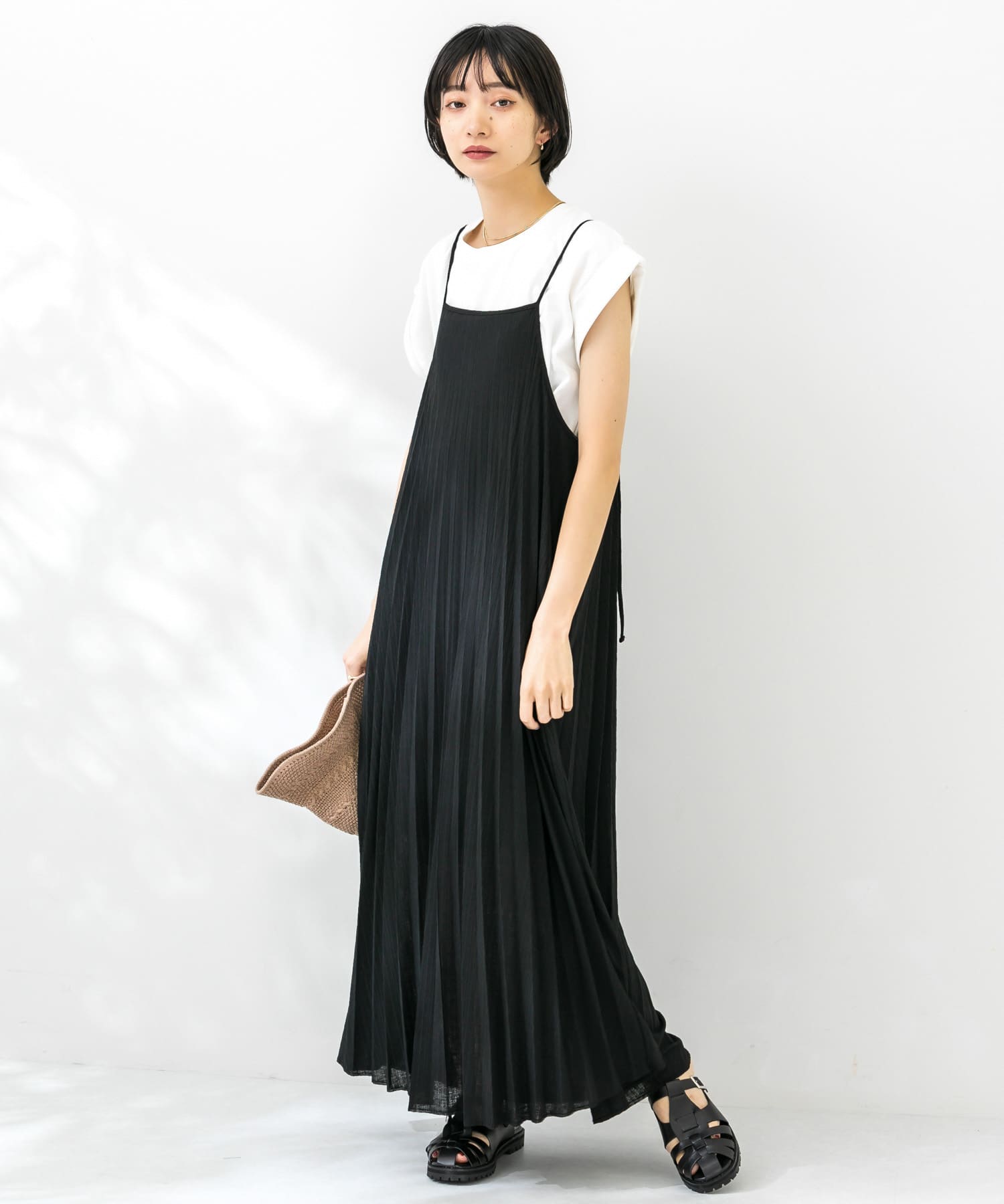 身長：159cm サイズ：one