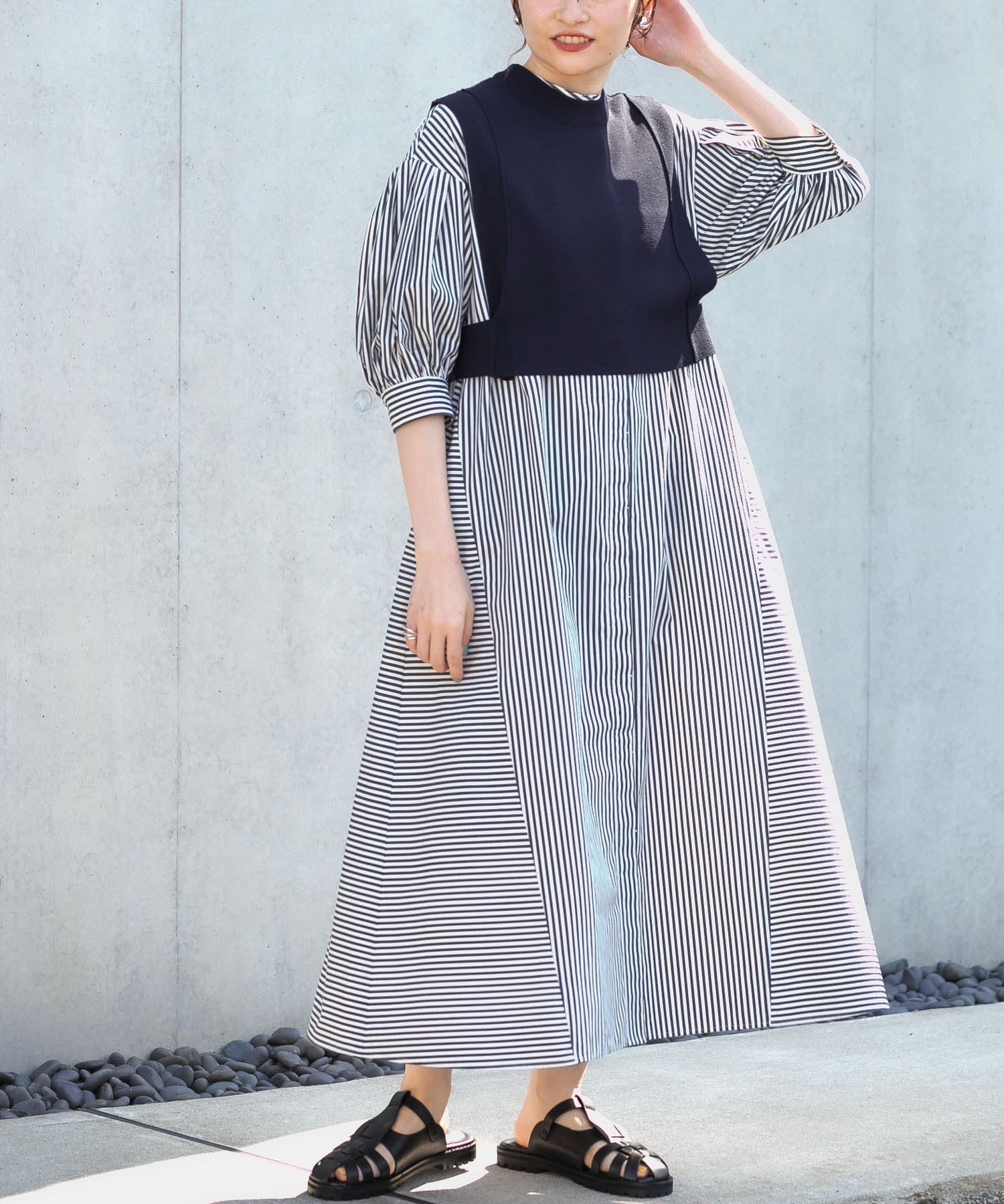 身長：155cm サイズ：one