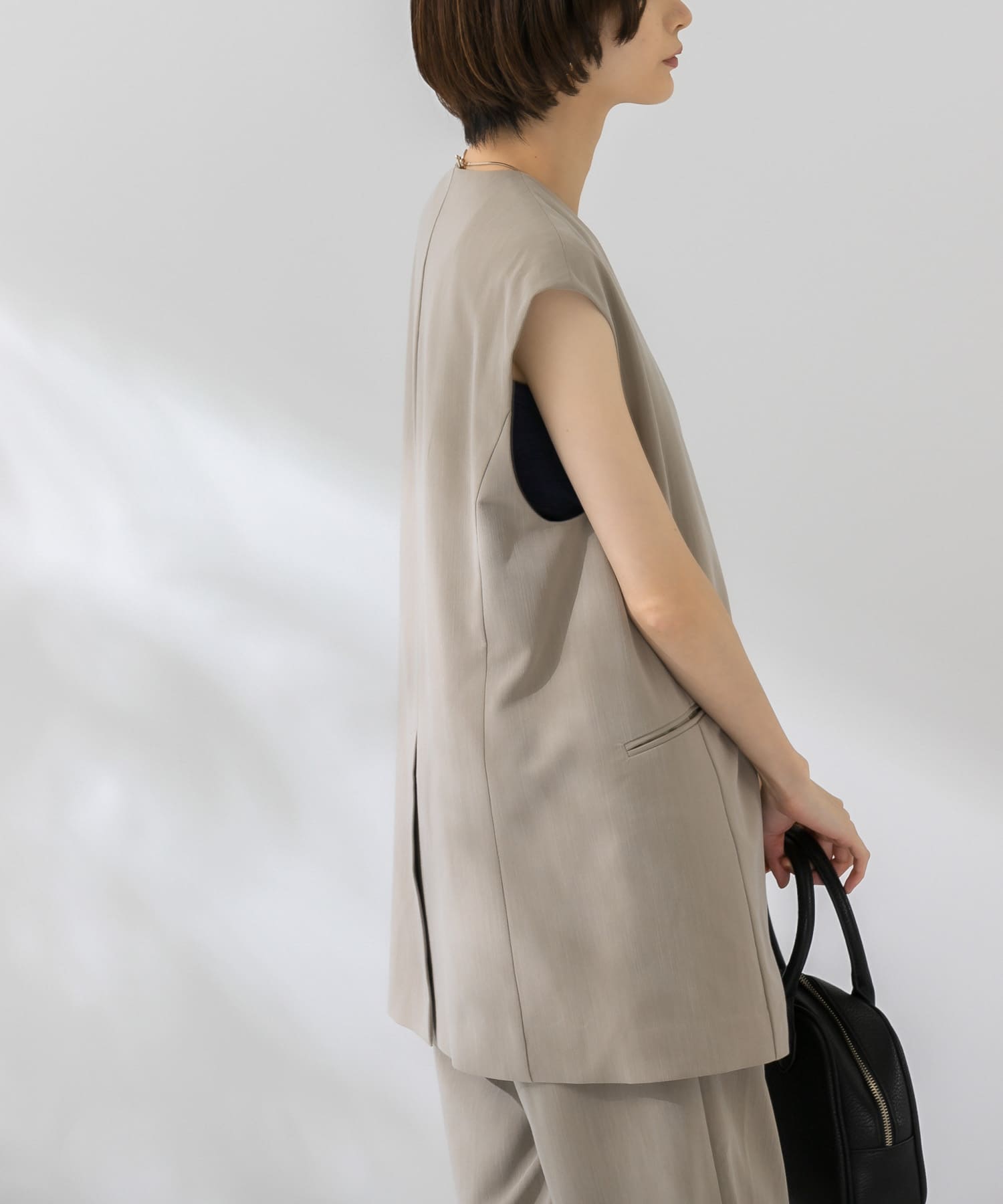 身長：159cm サイズ：one