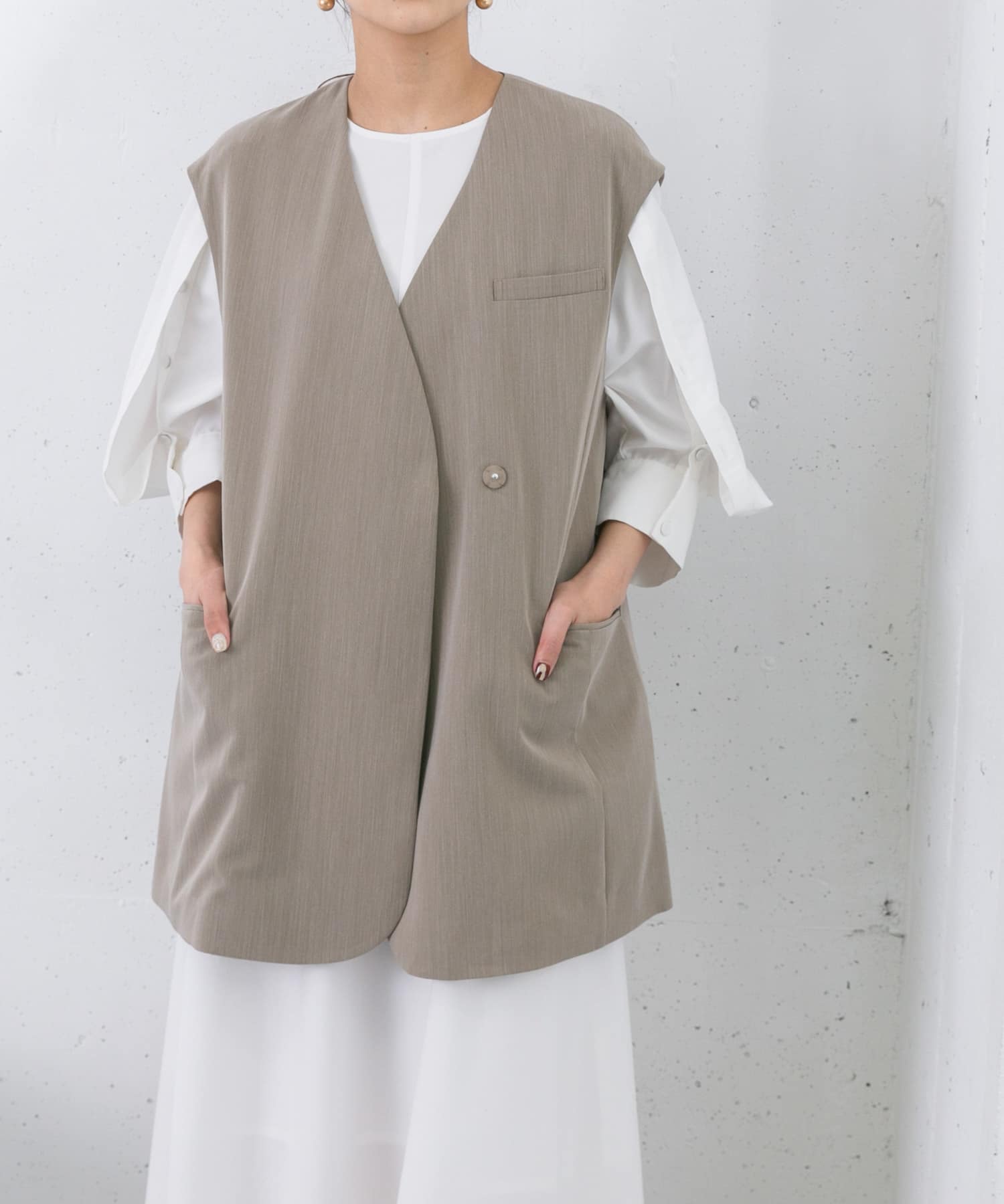 身長：165cm サイズ：one