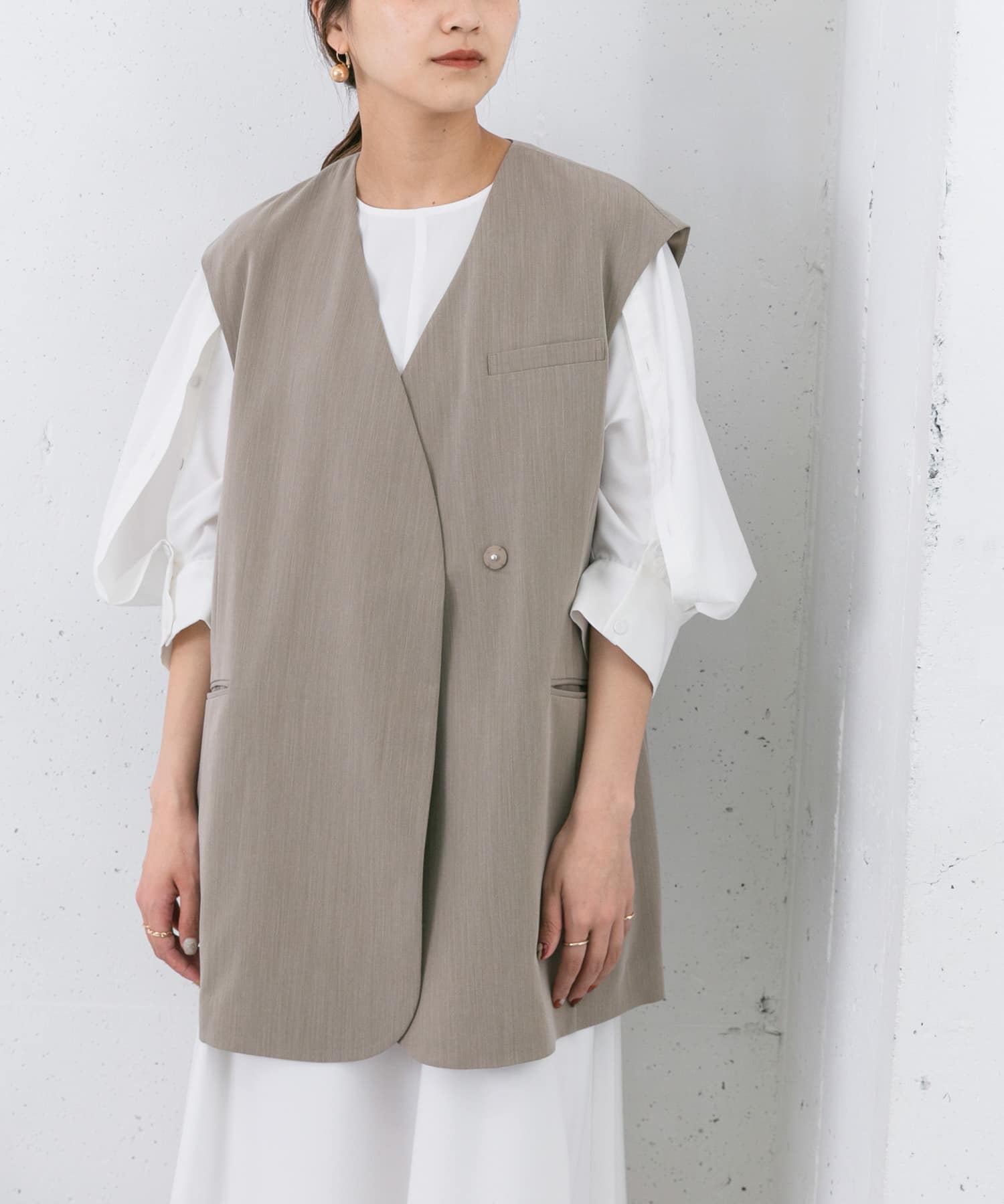 身長：165cm サイズ：one