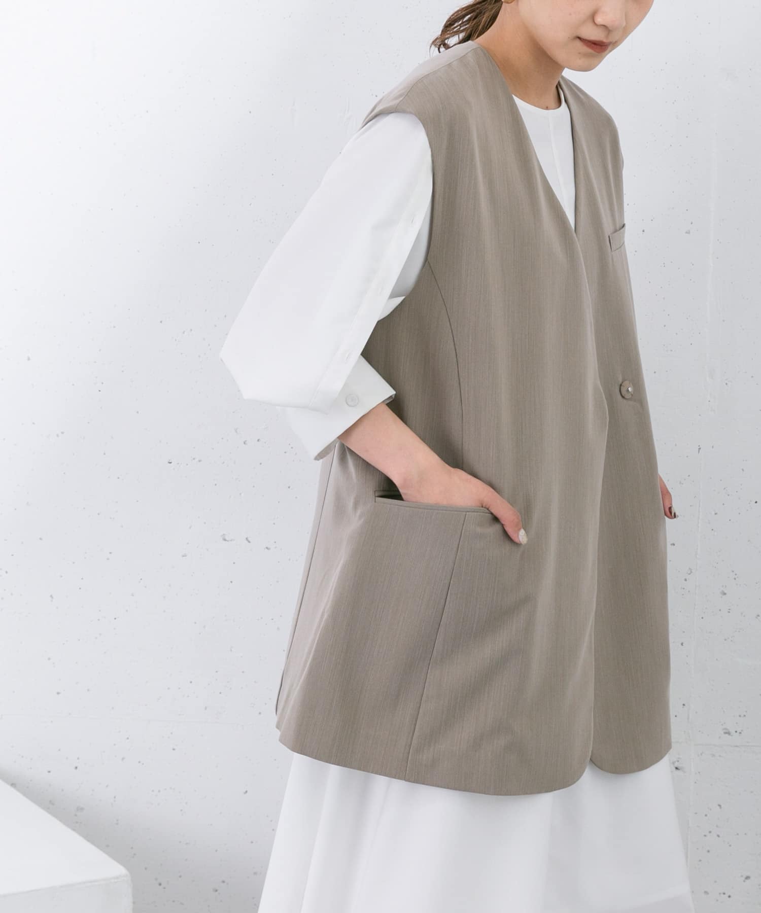 身長：165cm サイズ：one