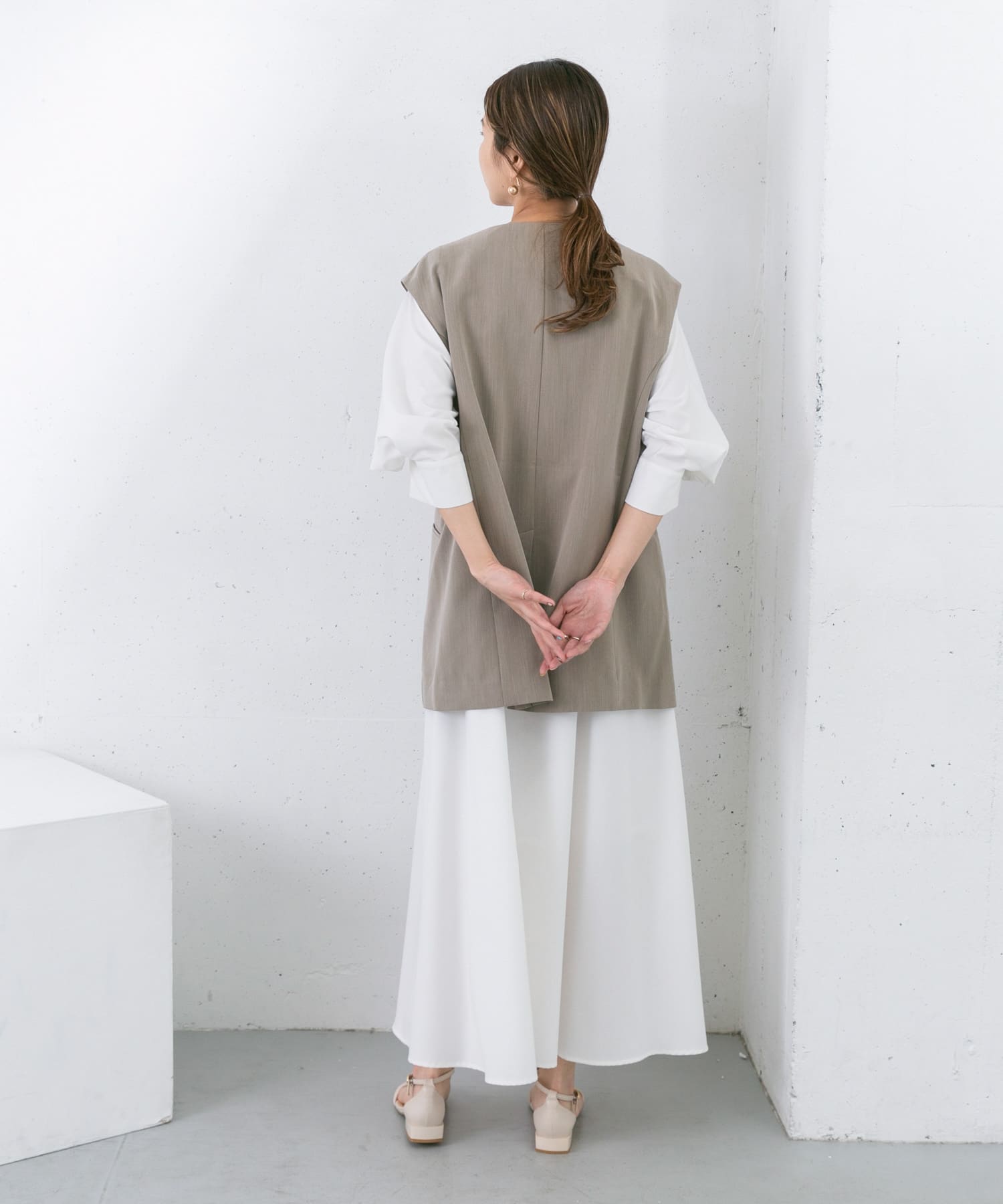 身長：165cm サイズ：one