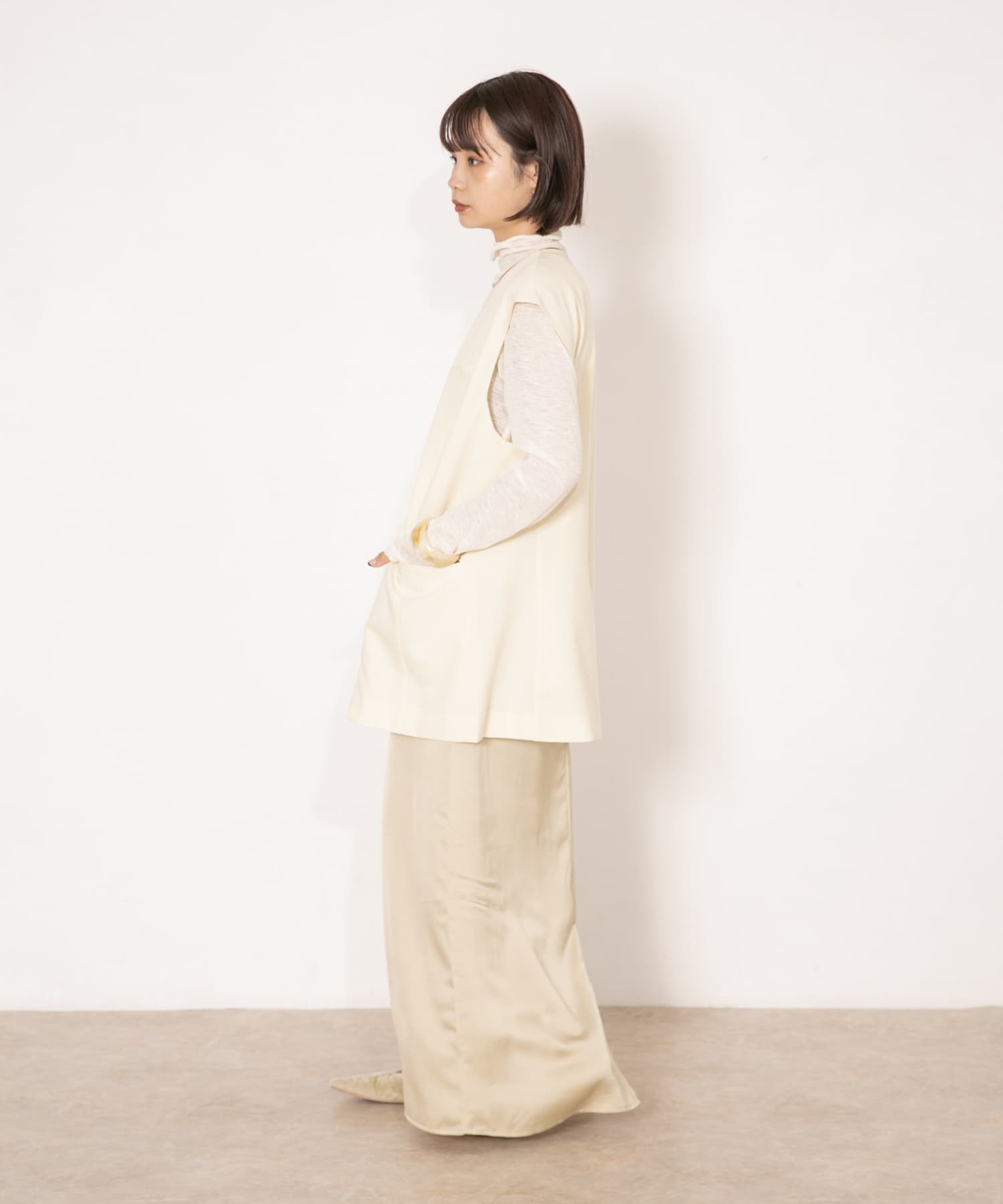 身長：159cm サイズ：one