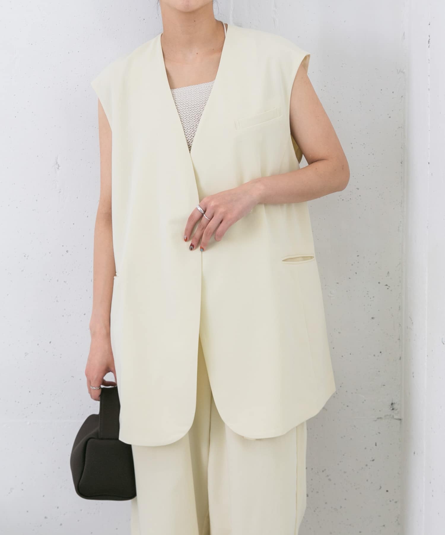 身長：165cm サイズ：one