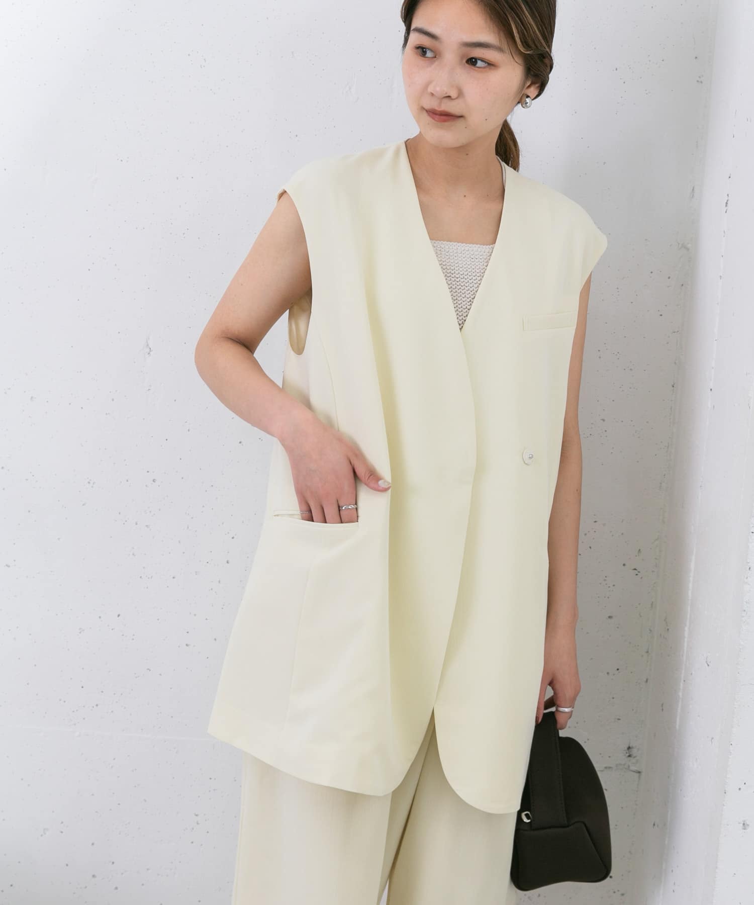 身長：165cm サイズ：one