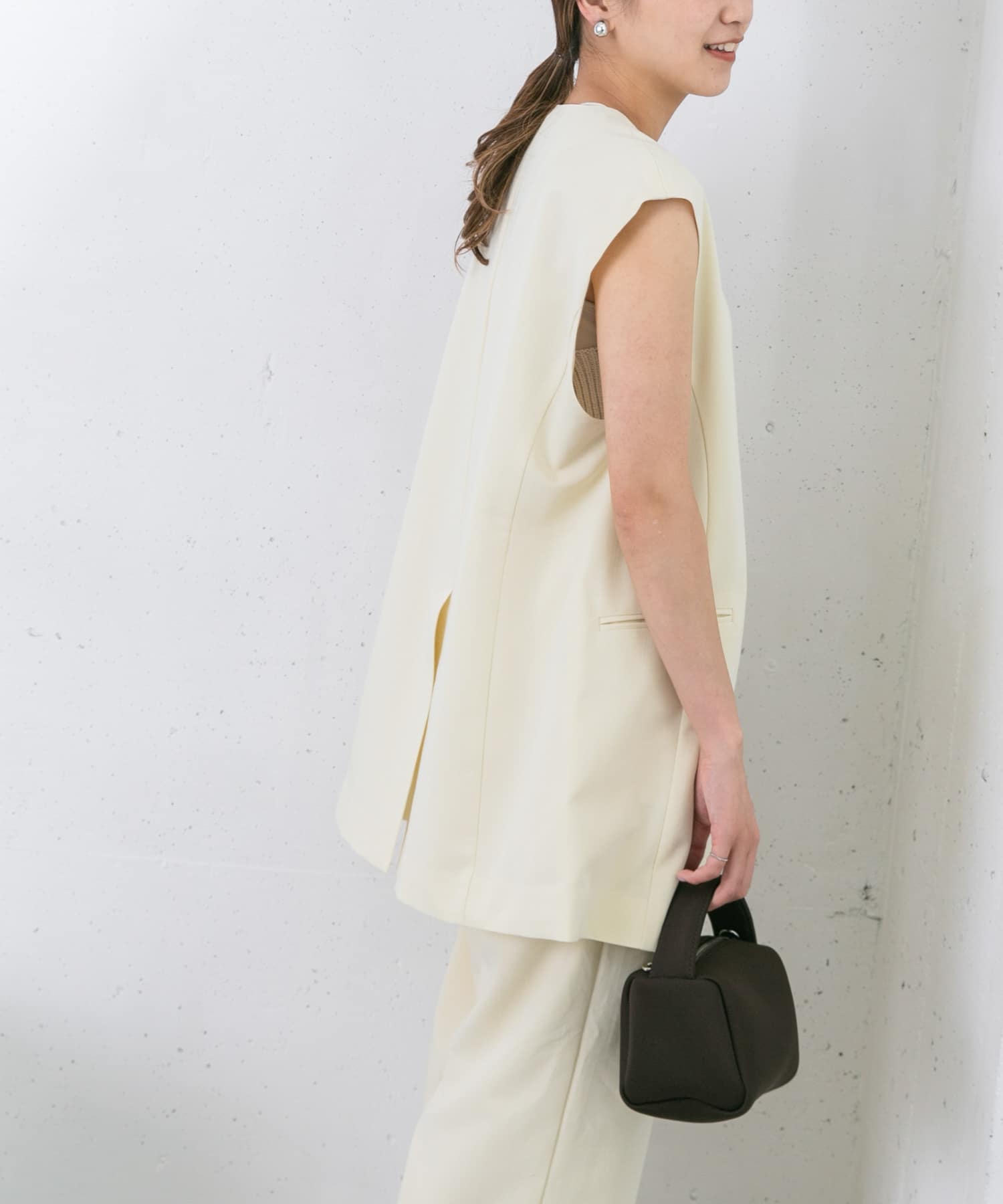 身長：165cm サイズ：one