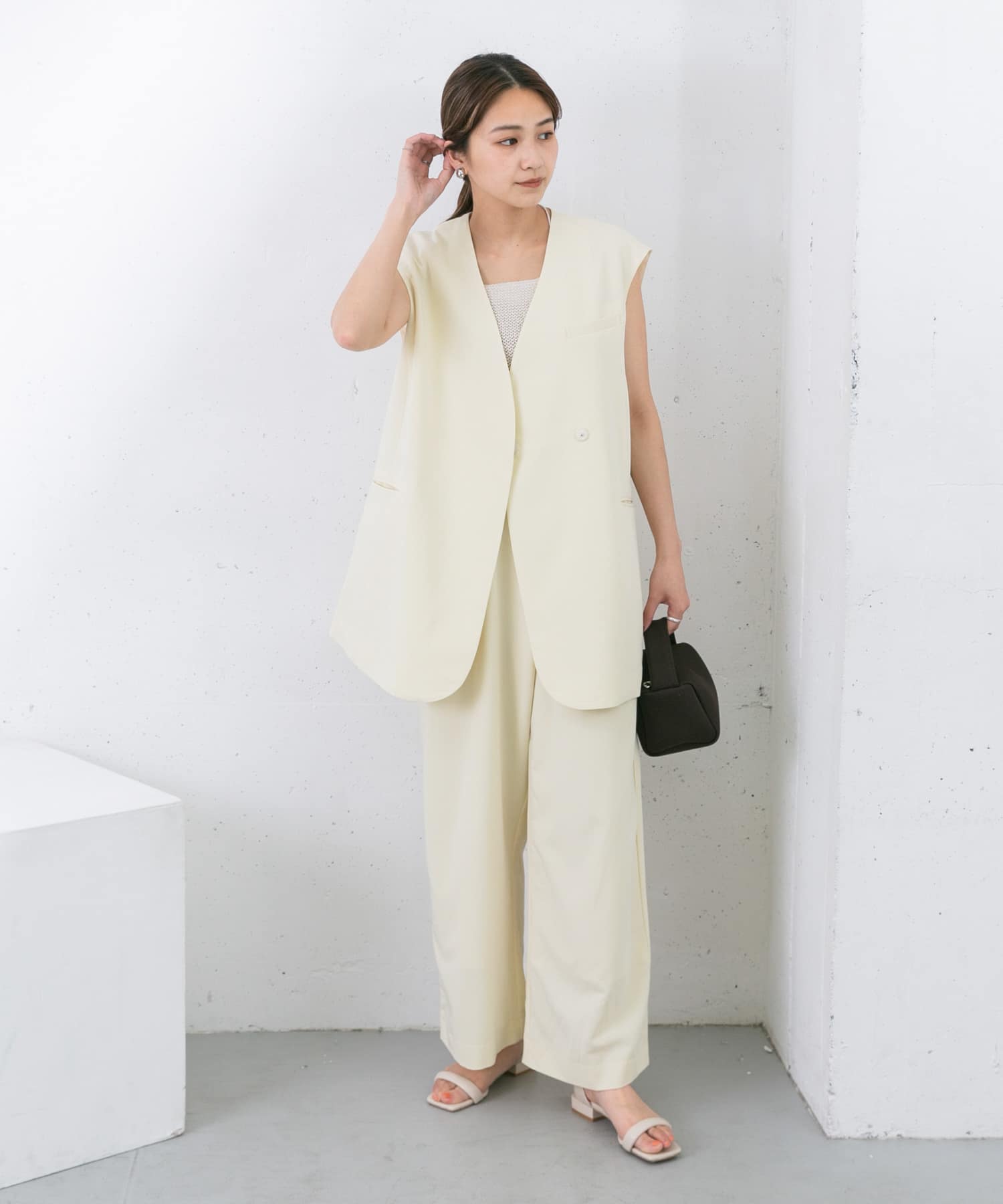身長：165cm サイズ：one