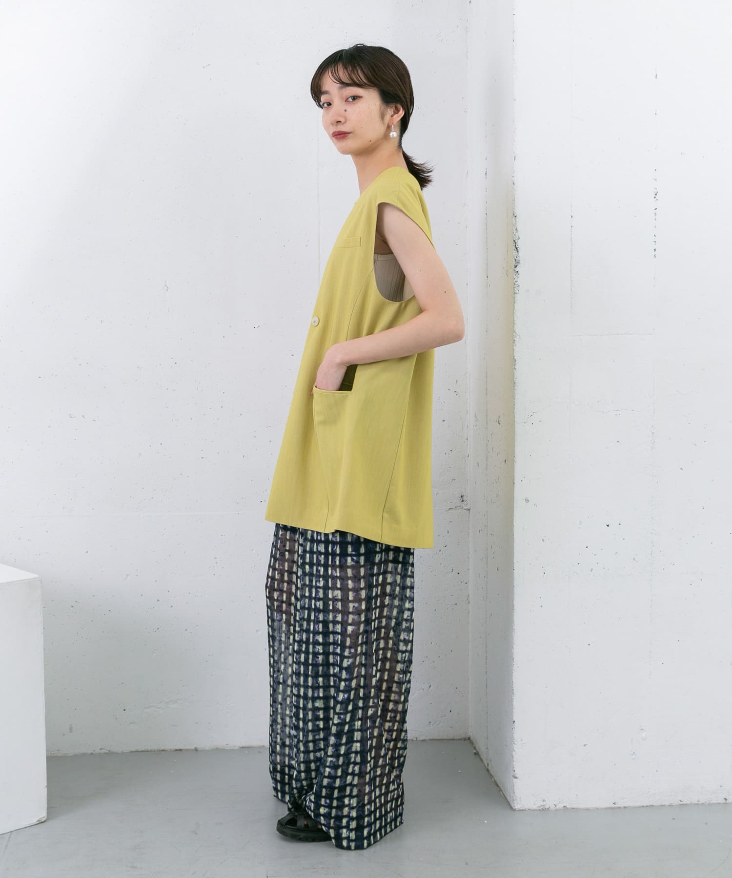 身長：159cm サイズ：one