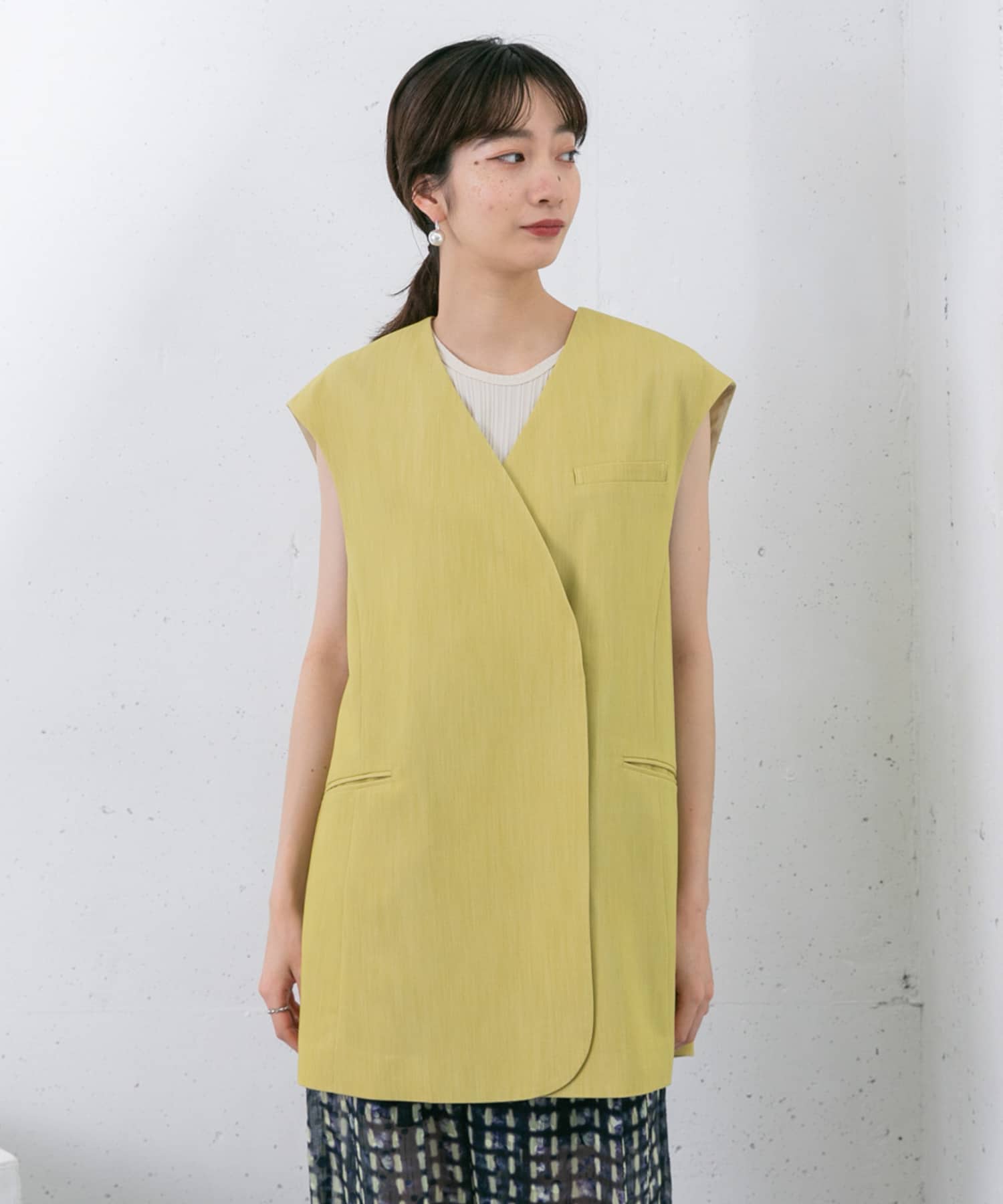 身長：159cm サイズ：one