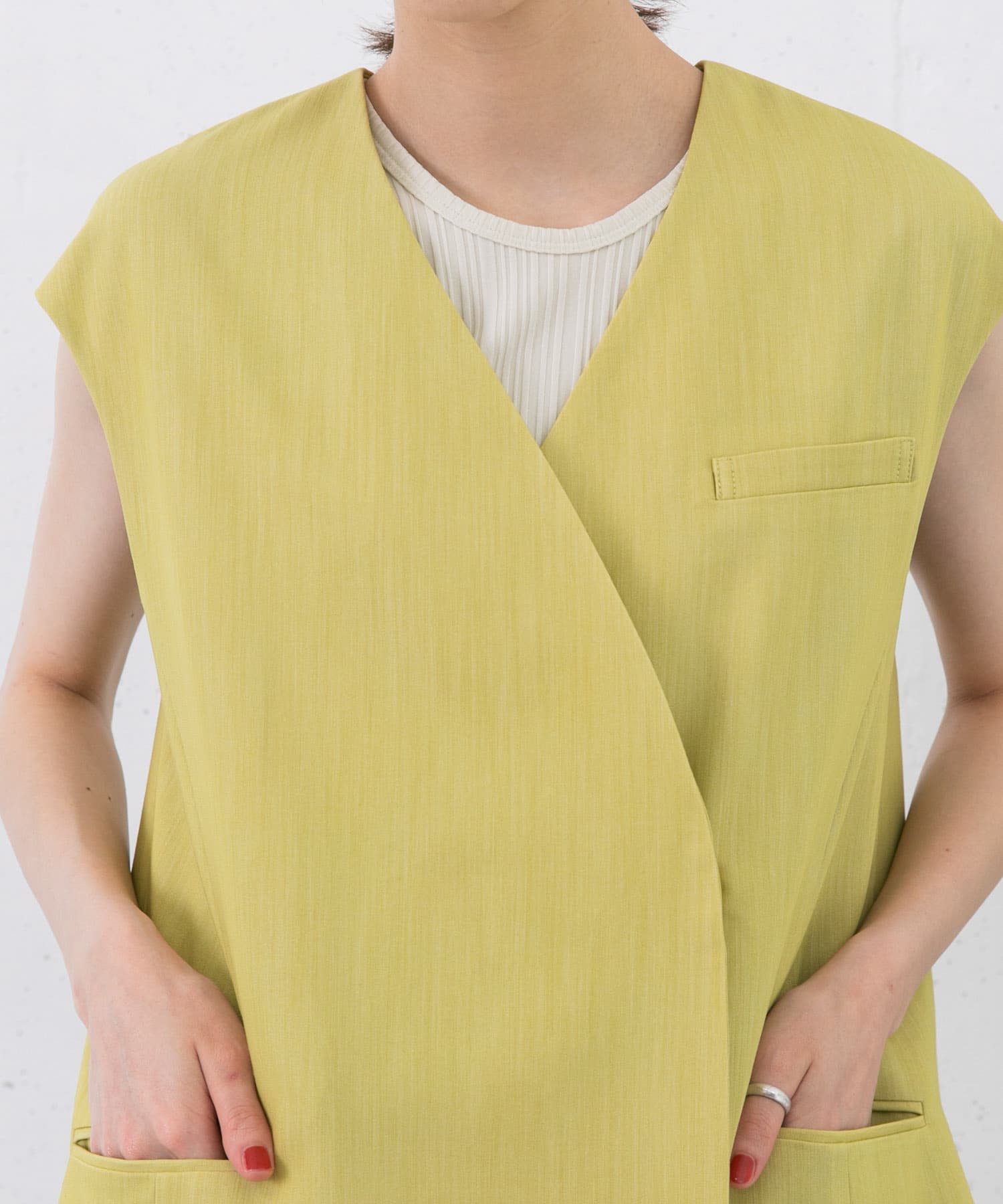 身長：159cm サイズ：one