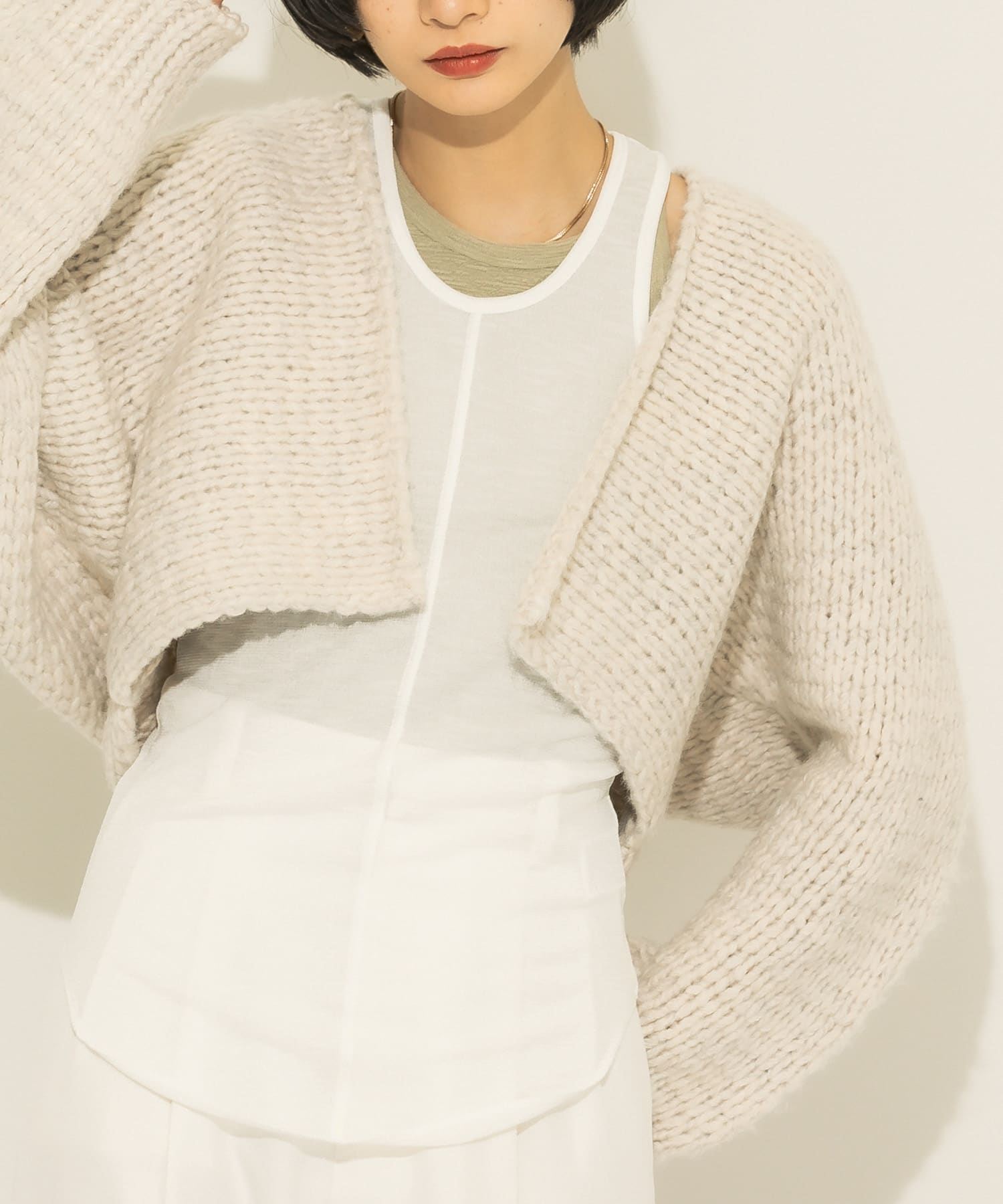 【gem】Nala リネンライクバルーントップス リネンライクタンクトップ(one OFF): トップス｜URBAN RESEARCH