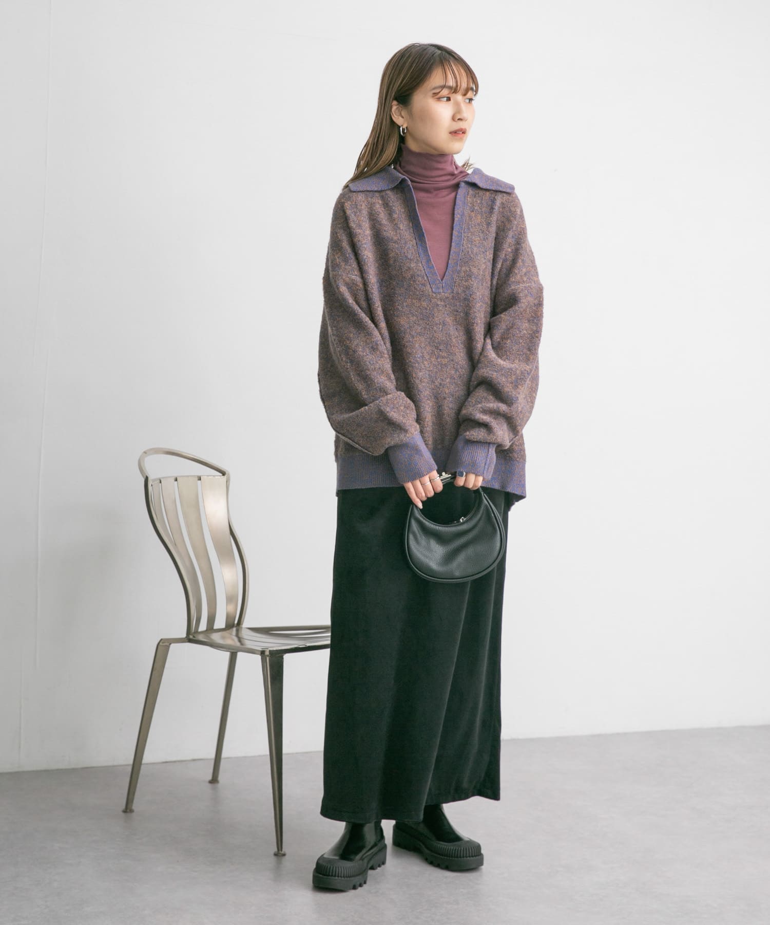 身長：165cm サイズ：one