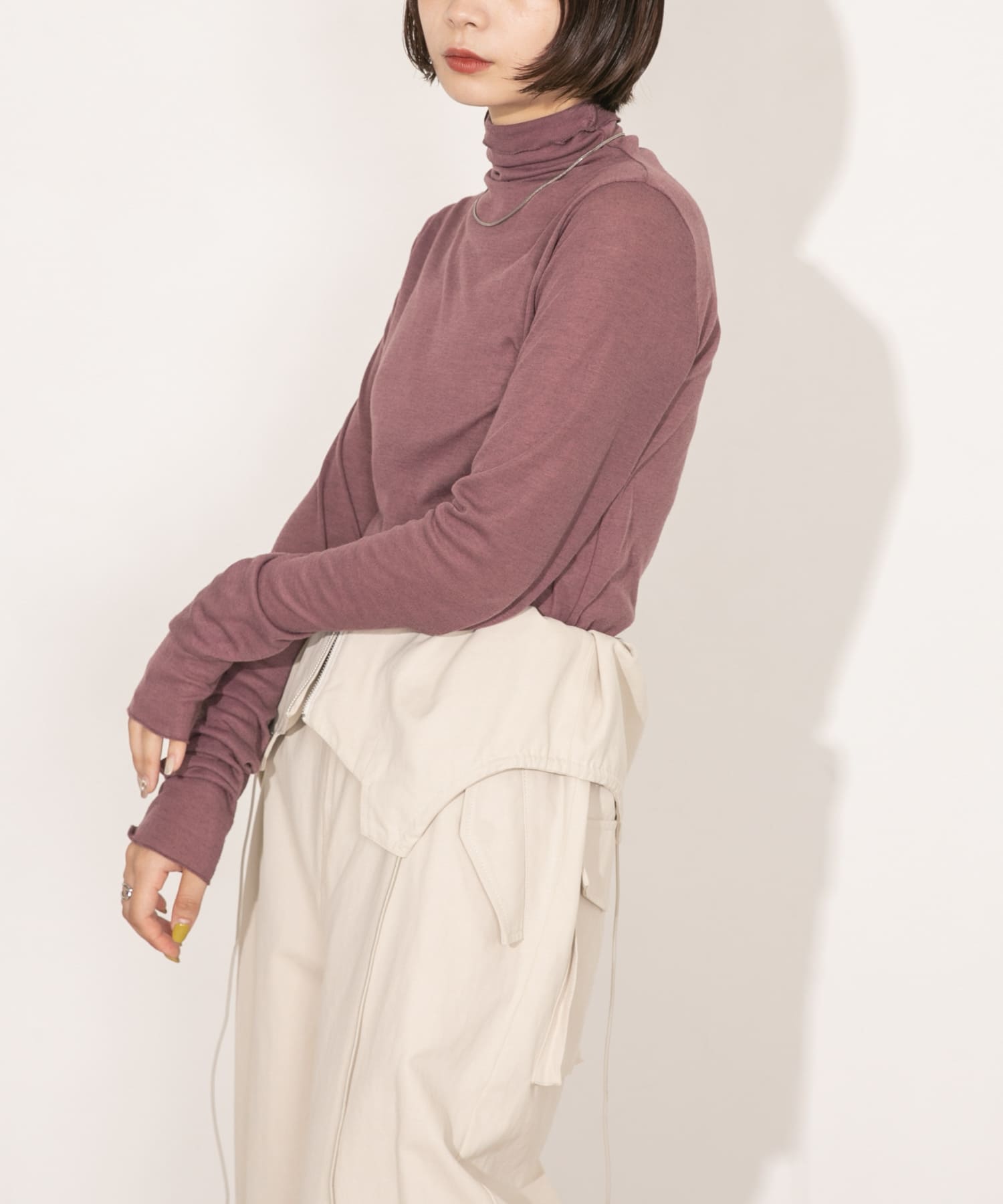 身長：160cm サイズ：one