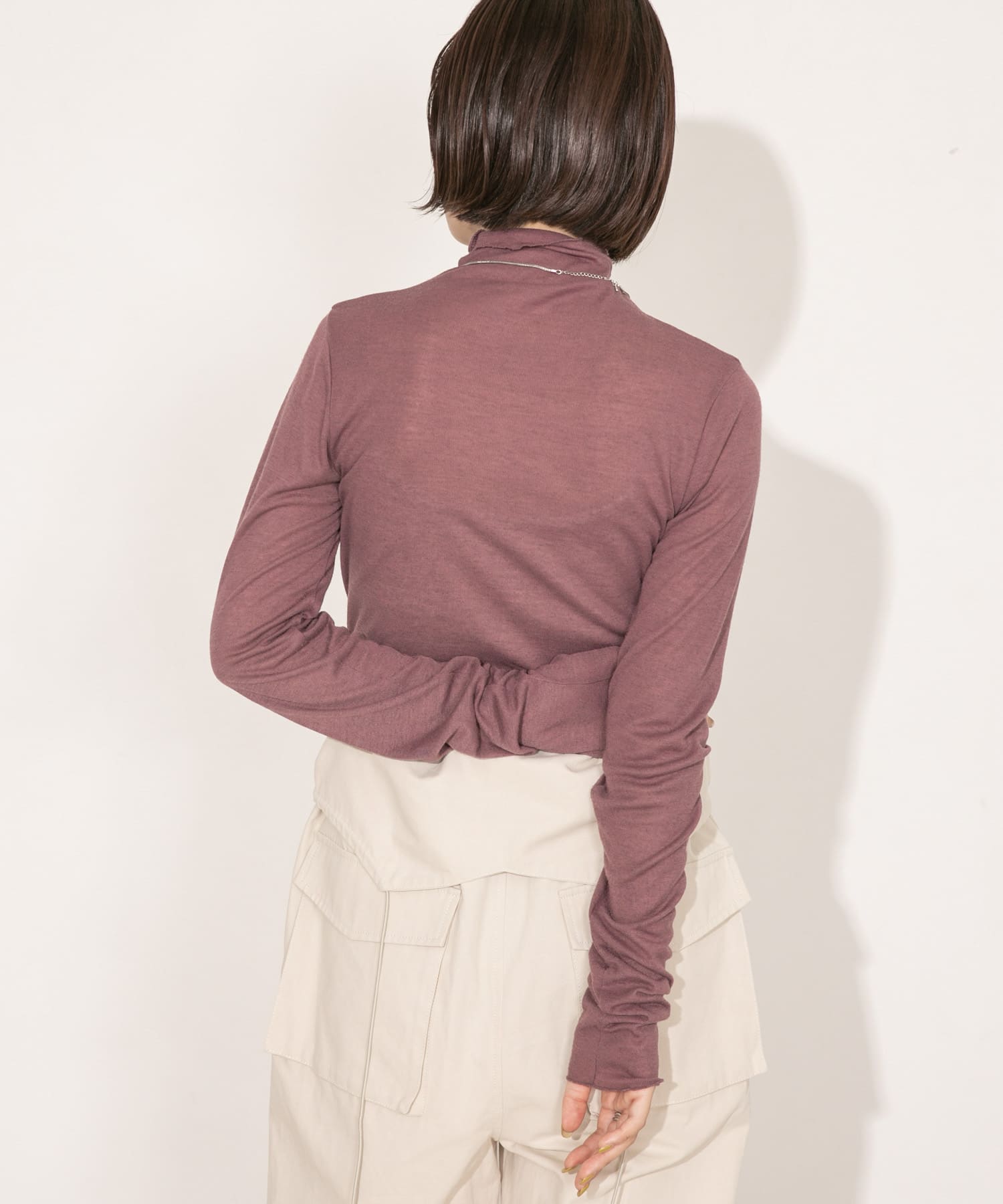 身長：160cm サイズ：one
