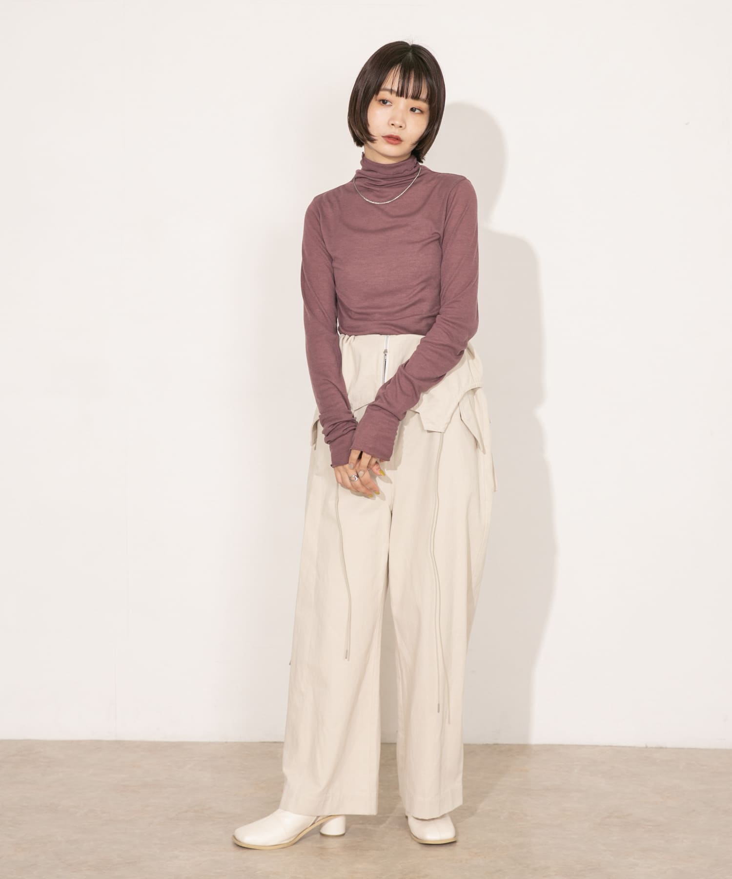 身長：160cm サイズ：one
