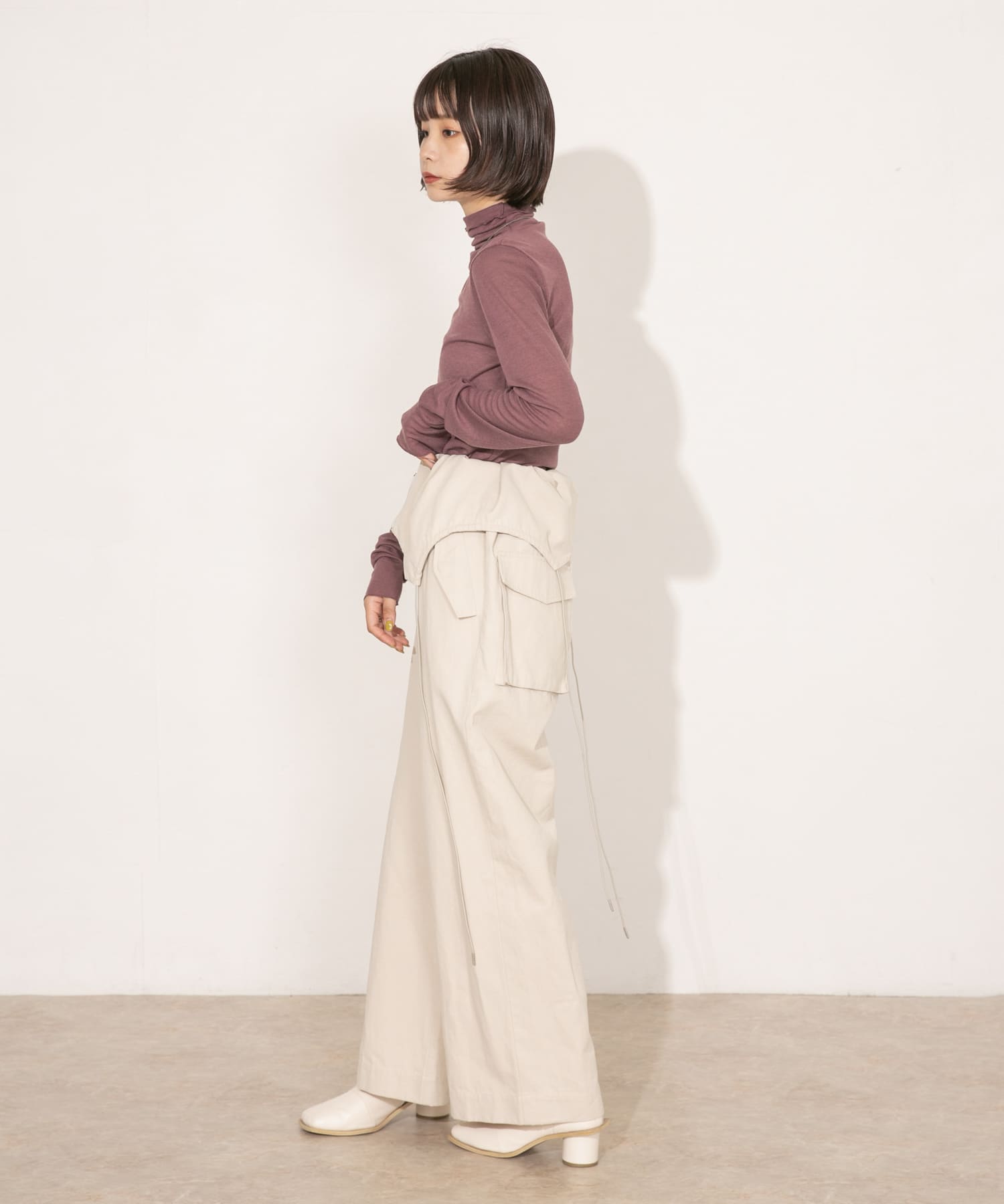 身長：160cm サイズ：one