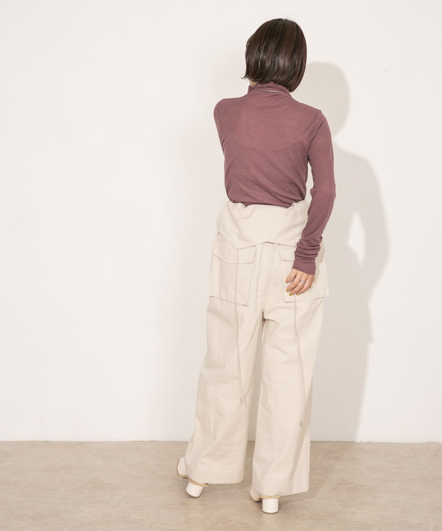 身長：160cm サイズ：one
