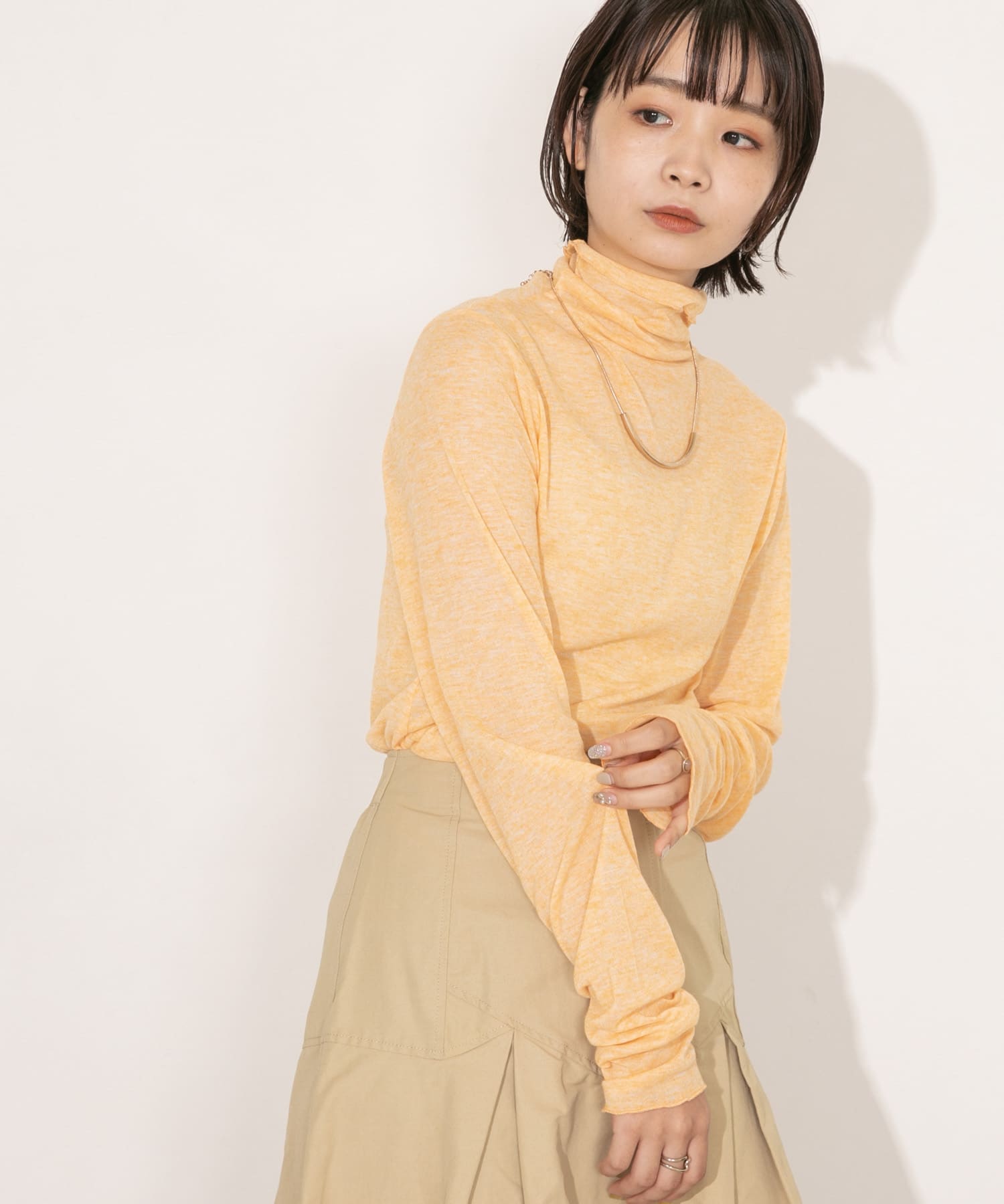 身長：160cm サイズ：one