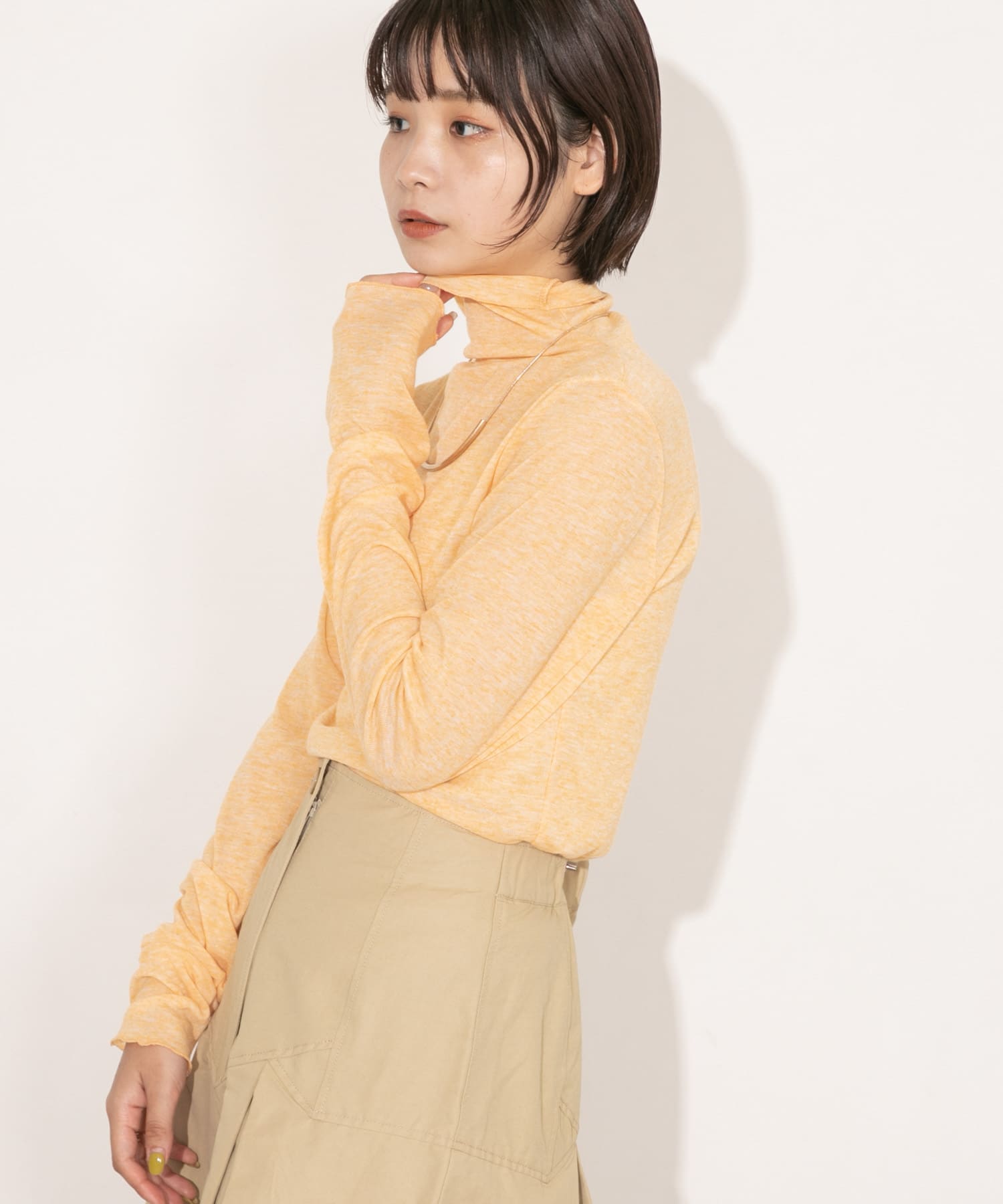 身長：160cm サイズ：one