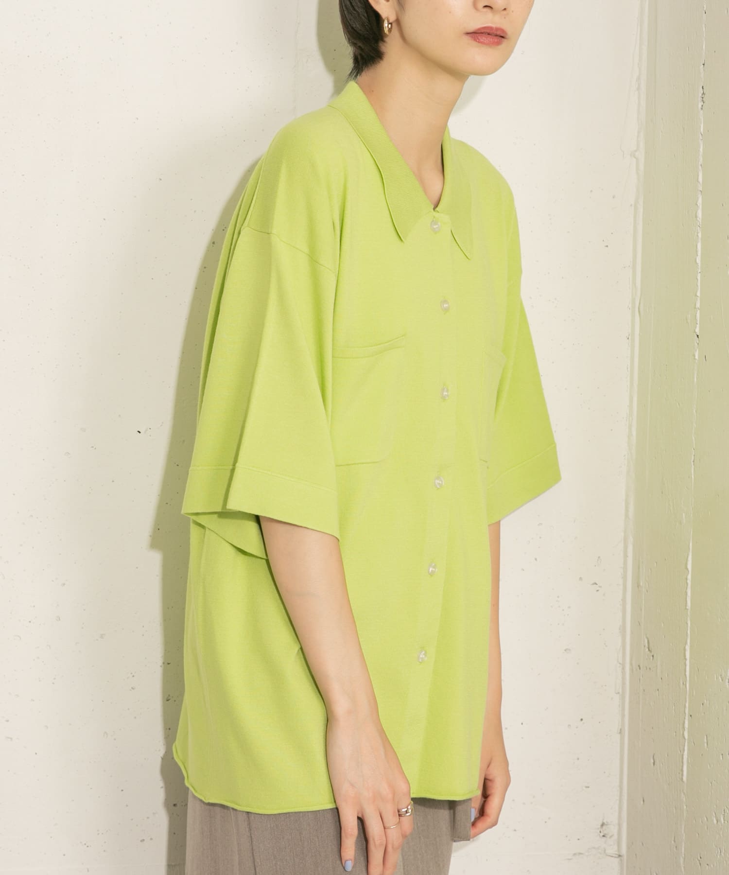 身長：159cm サイズ：one