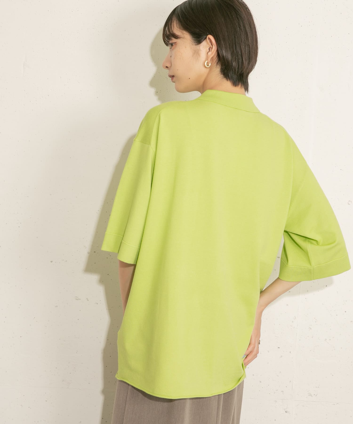 身長：159cm サイズ：one