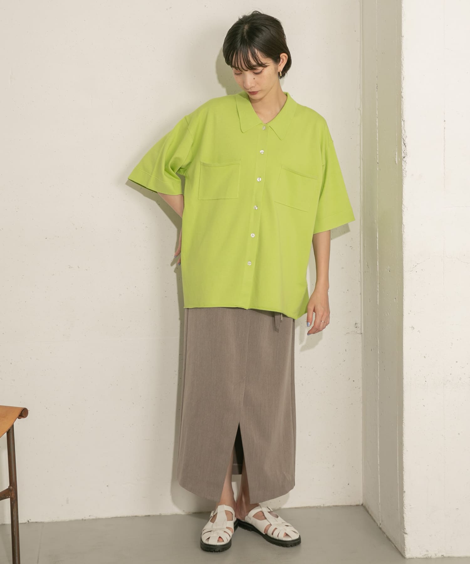身長：159cm サイズ：one