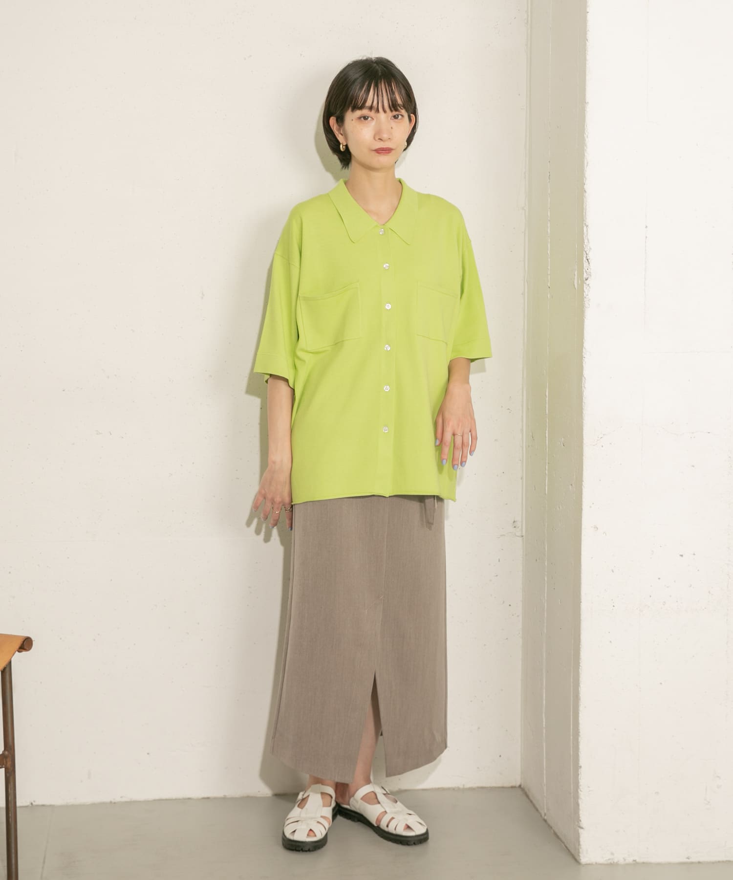身長：159cm サイズ：one