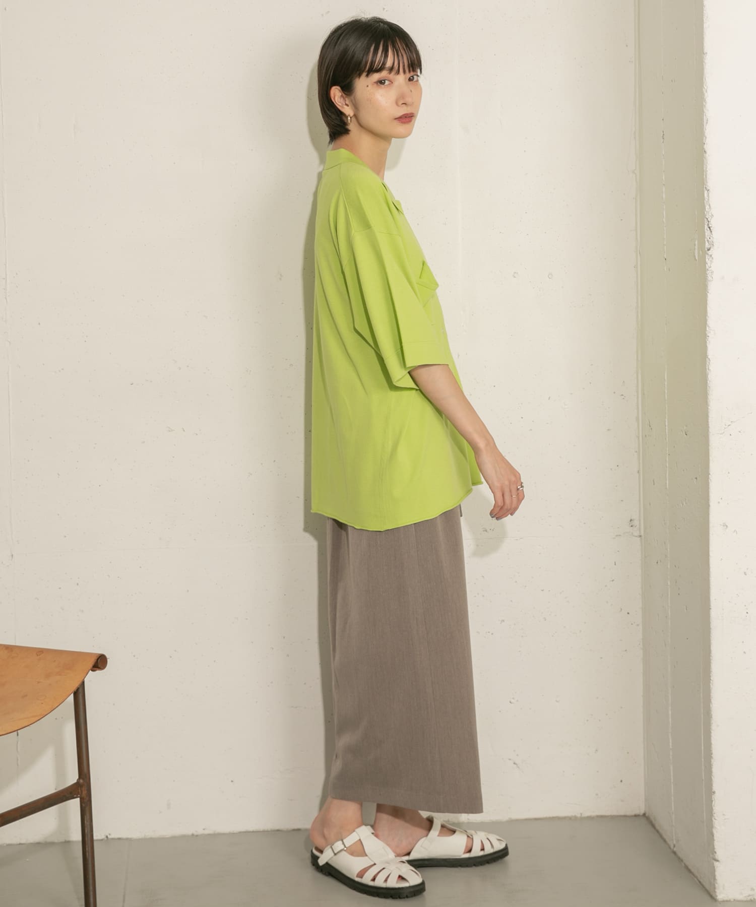 身長：159cm サイズ：one