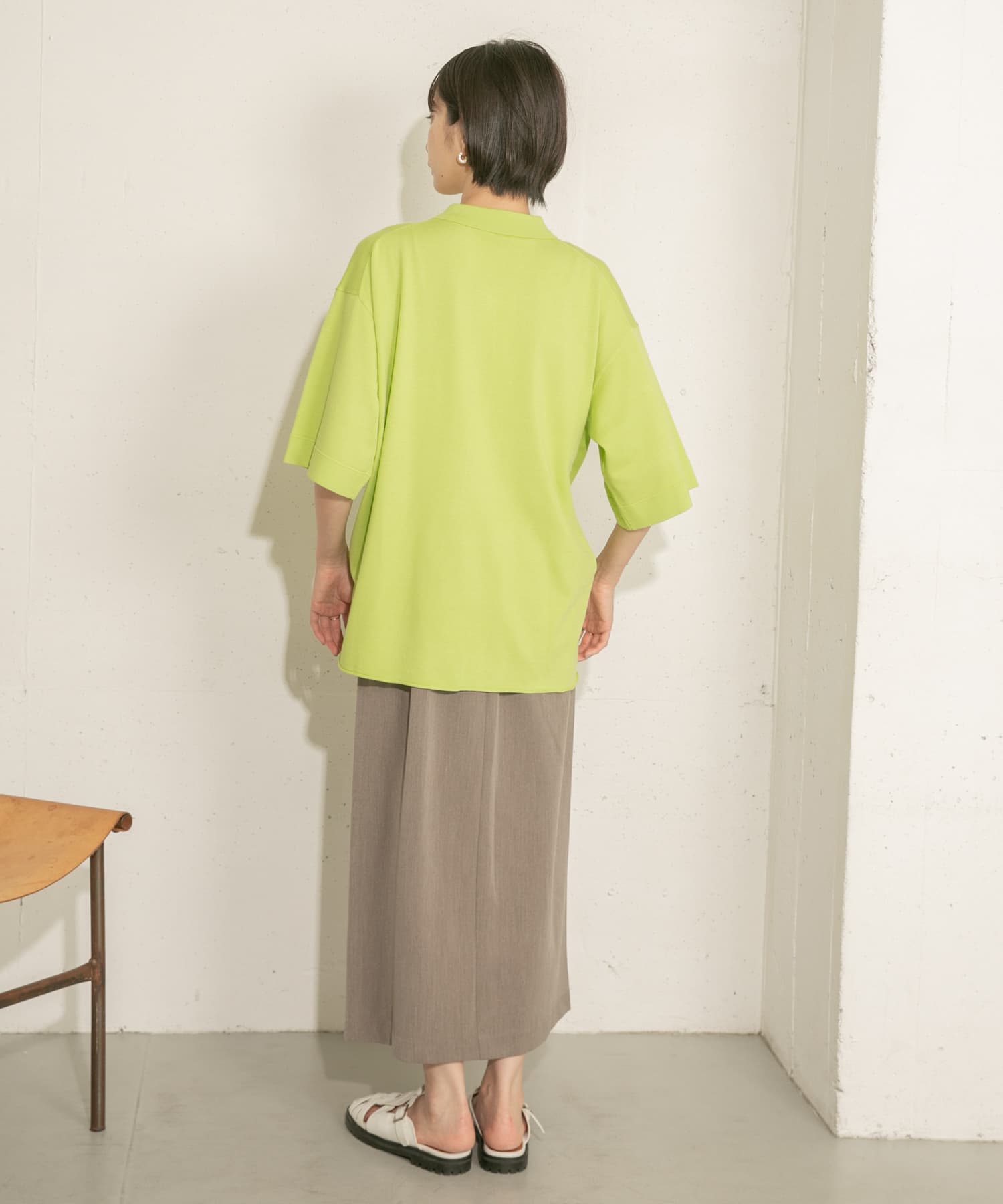 身長：159cm サイズ：one