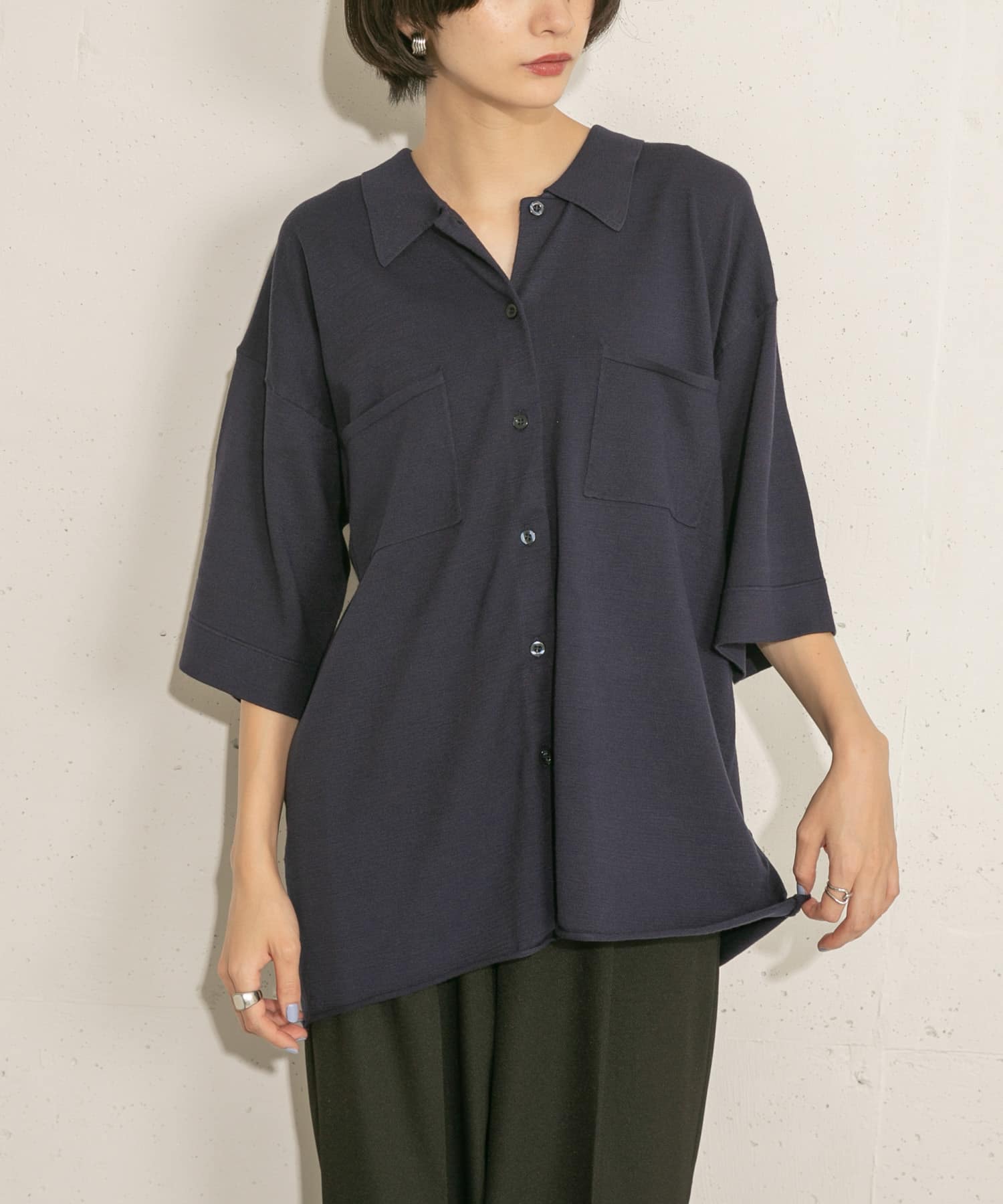 身長：159cm サイズ：one