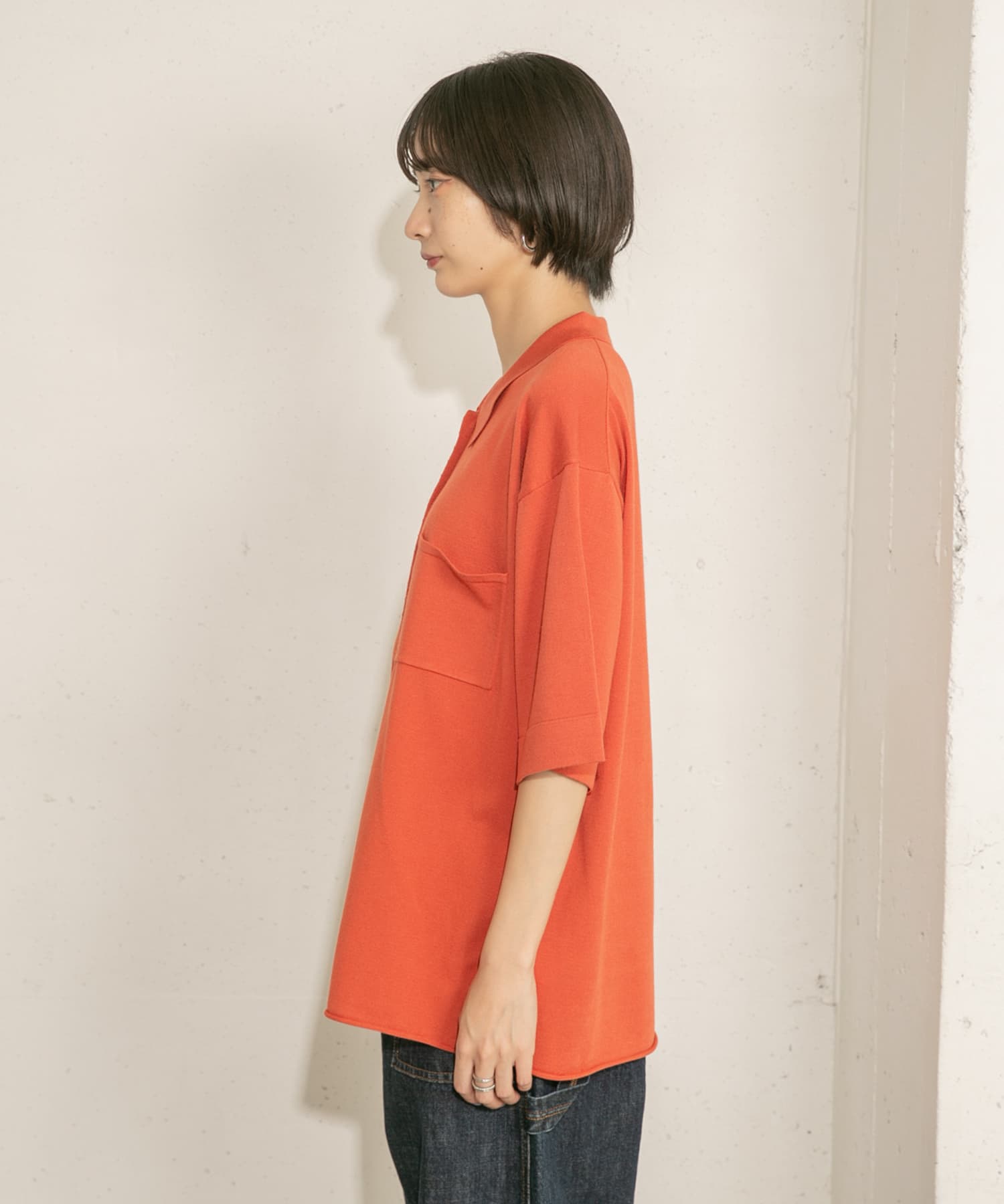 身長：159cm サイズ：one