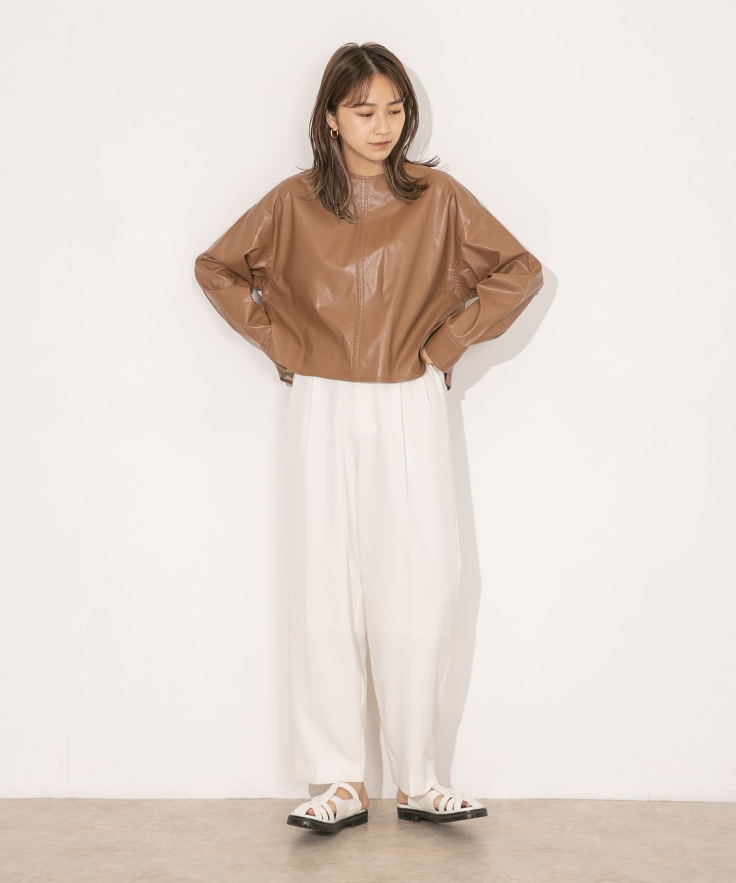 身長：165cm サイズ：one