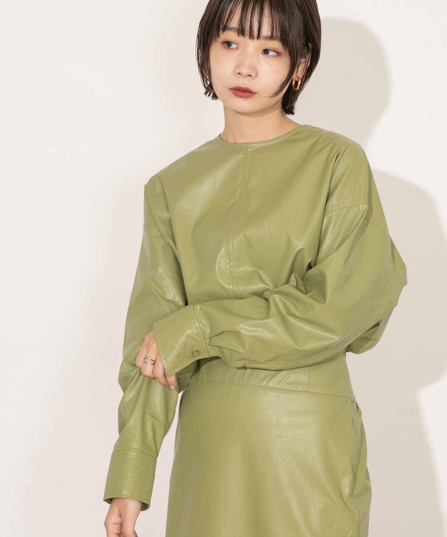 身長：160cm サイズ：one