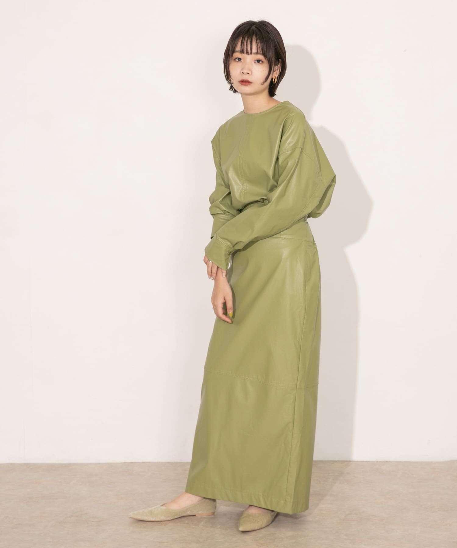 身長：160cm サイズ：one
