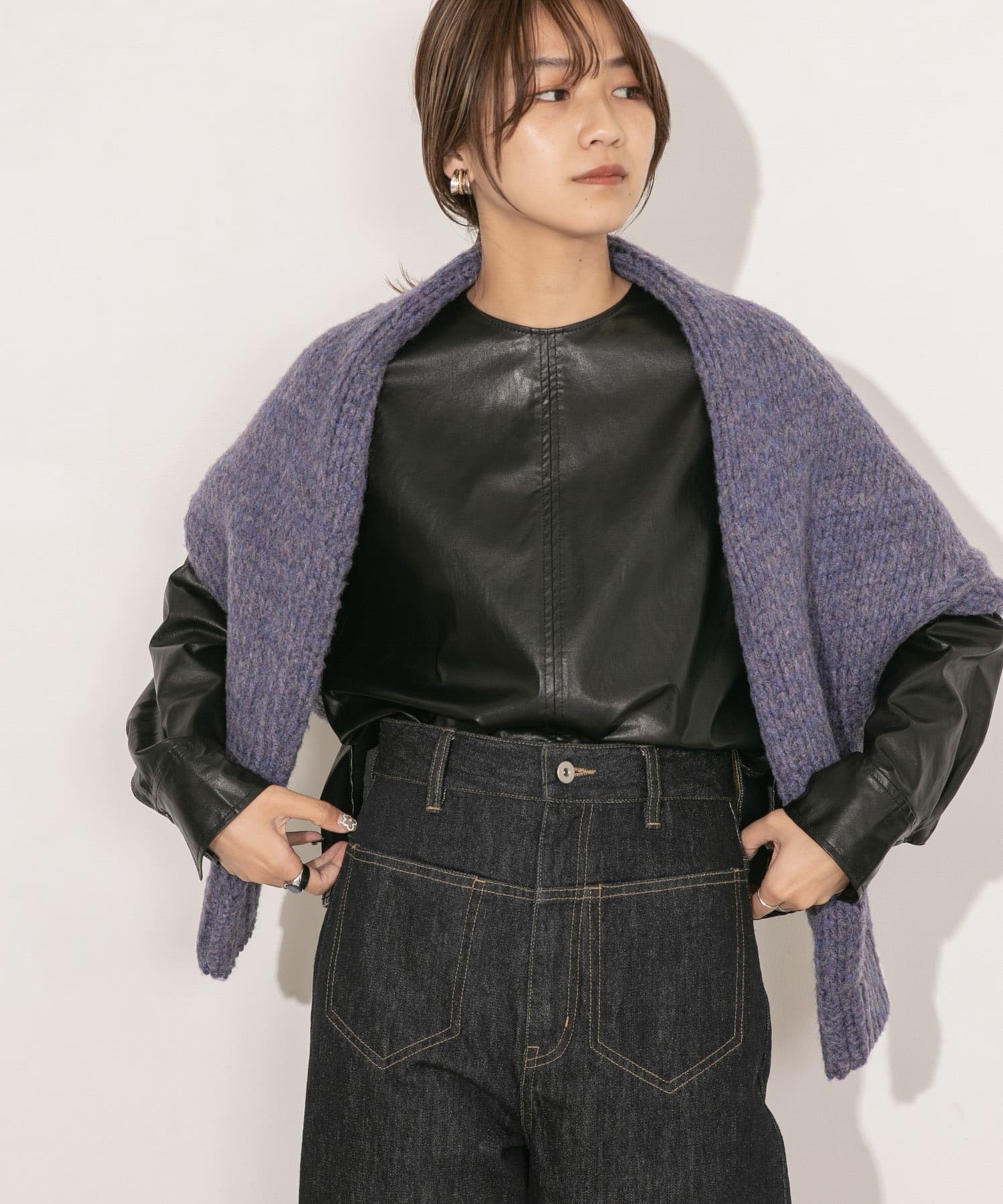 身長：165cm サイズ：one
